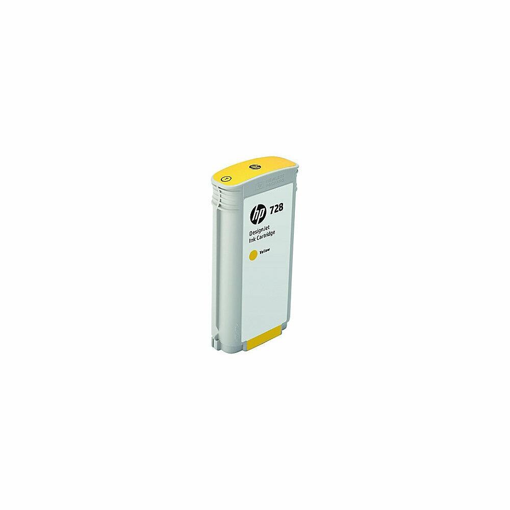 HP Hewlett Packard F9J65A 728 Yellow Original Ink Cartridge- 130