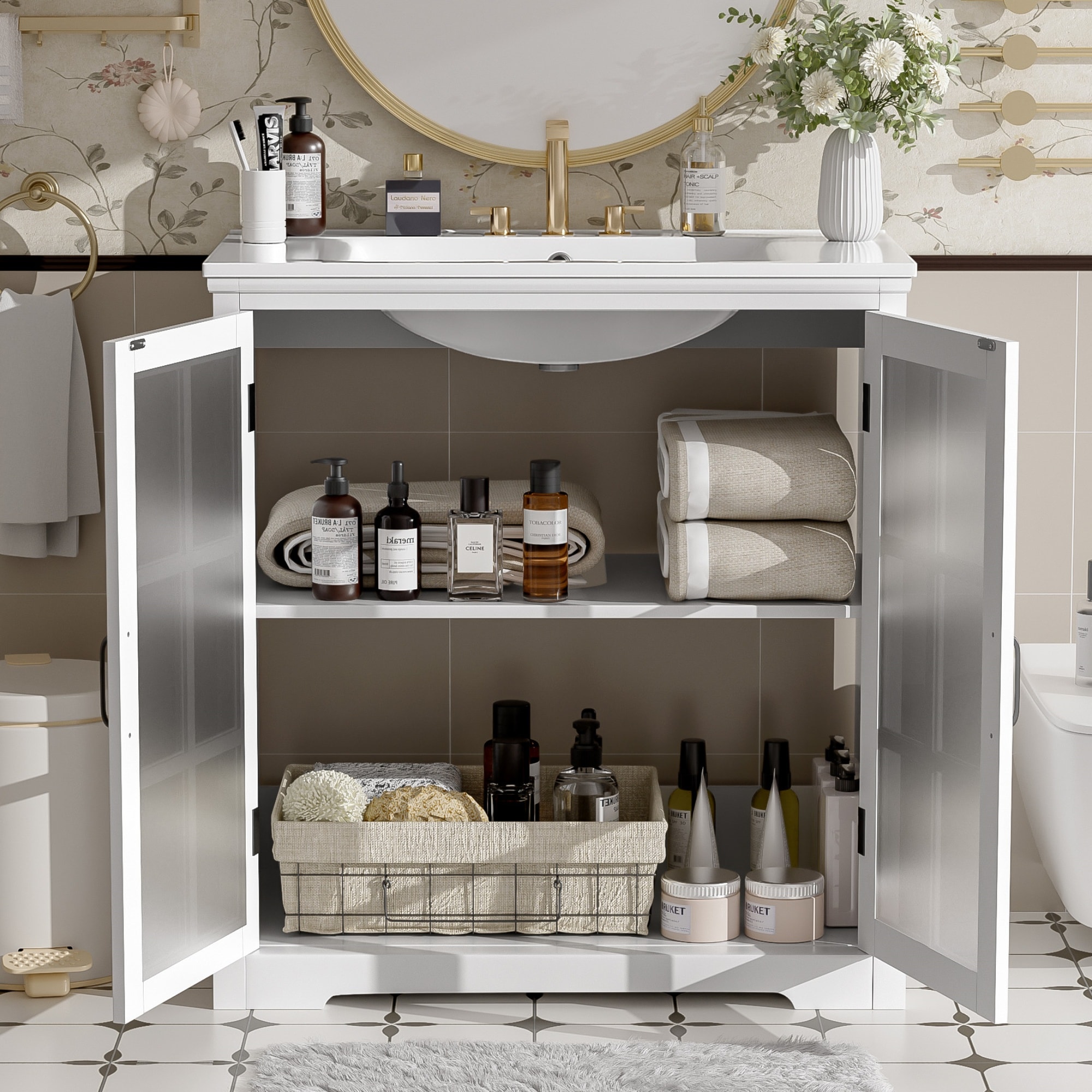 WELLFOR EX-6028B Bath-Vanity-Combo - View #2