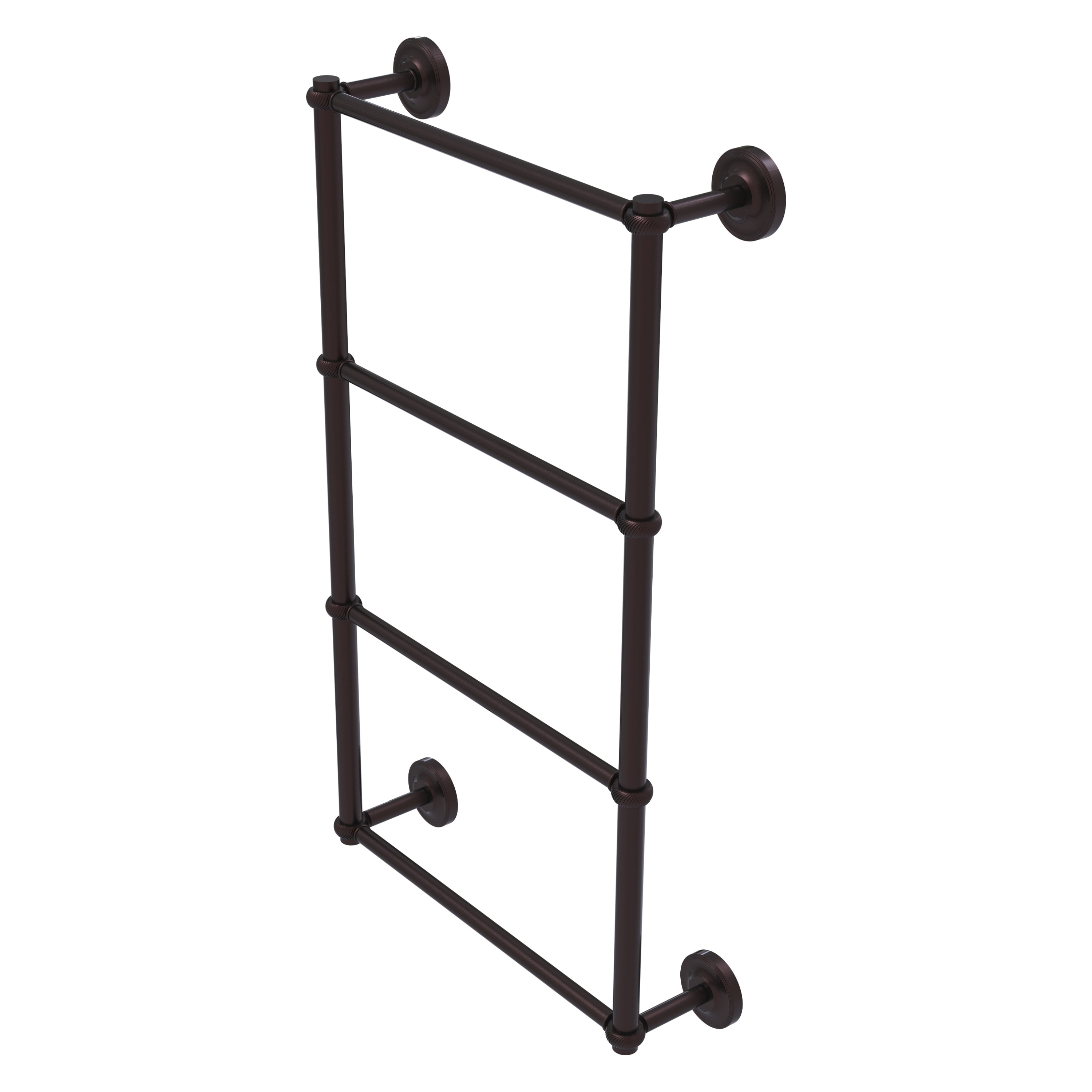 Allied Brass PR-28T-36-ABZ Prestige Regal 36-in double Antique Bronze Wall mount 4-tier Towel Bar