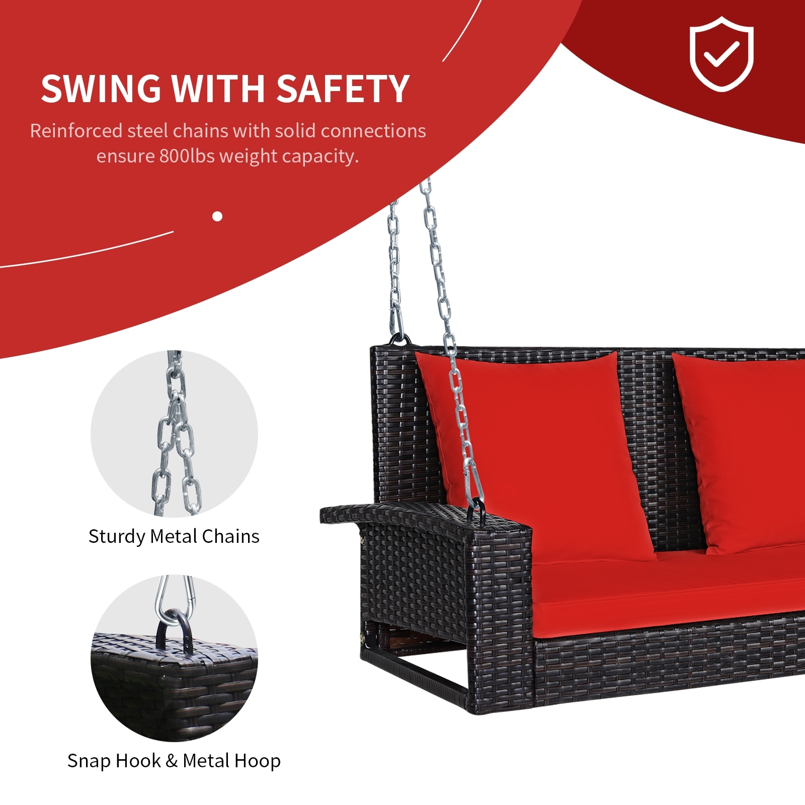 Forclover ALUE-04BK Swing-Gliders - View #6