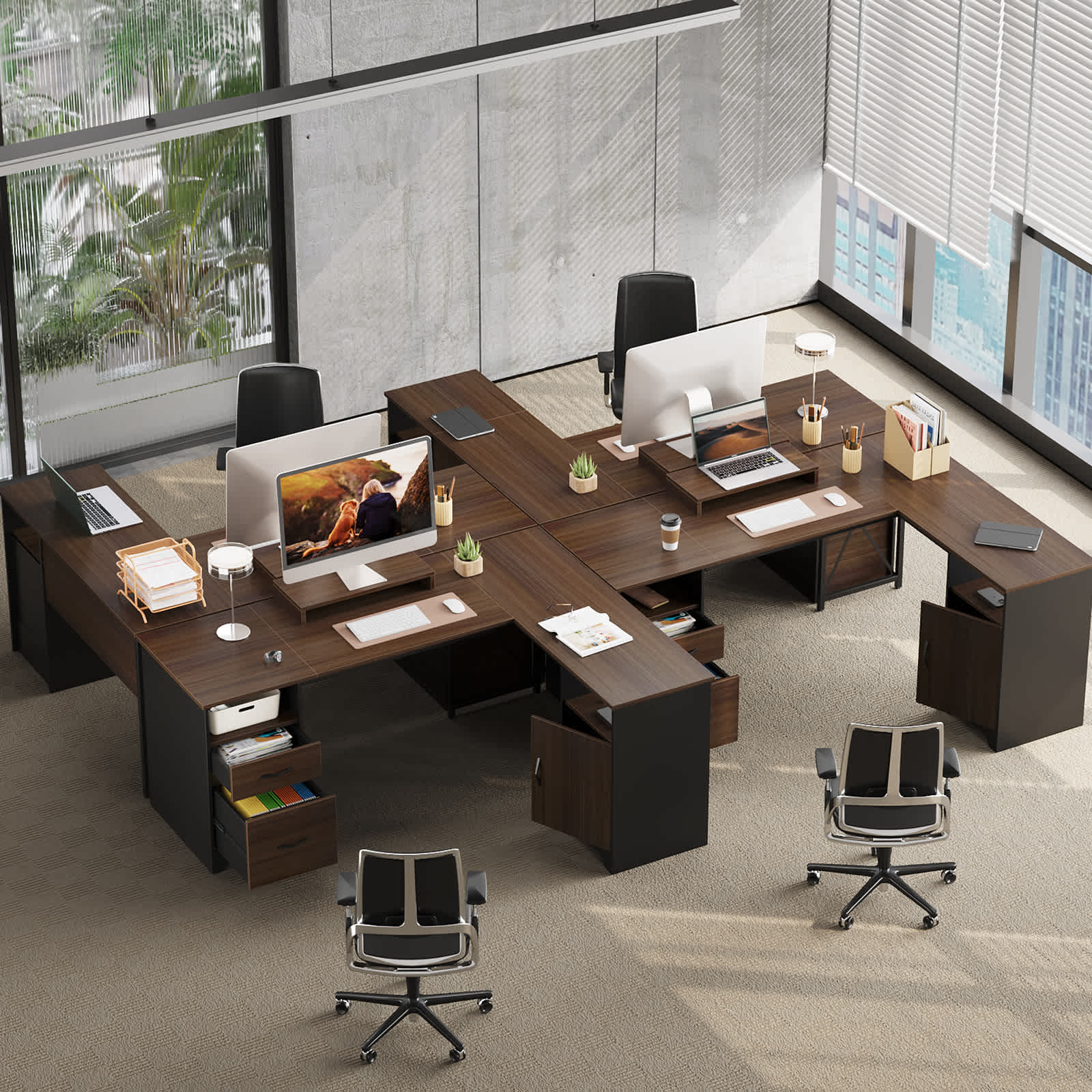 Bestier LOW-H104815R-CRY desks - View #2