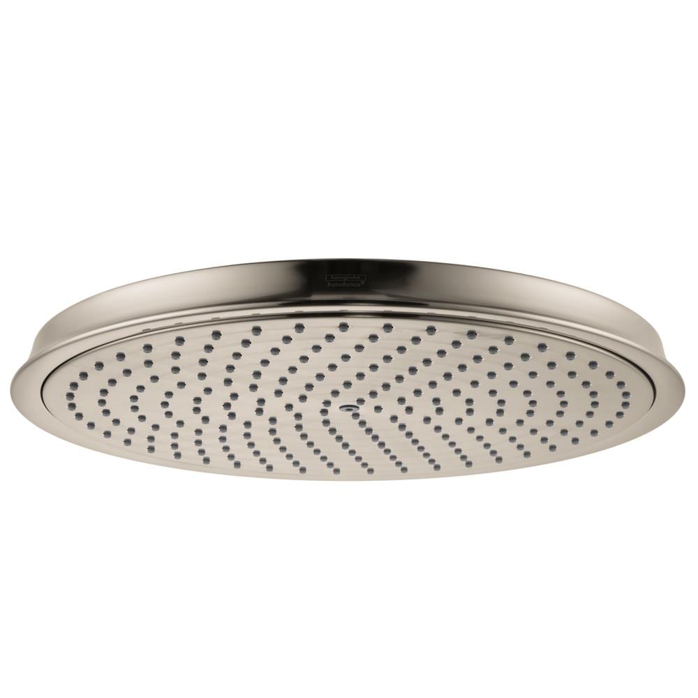 Hansgrohe Raindance Brushed Nickel 12 In Round Fixed Rain Shower Head 2