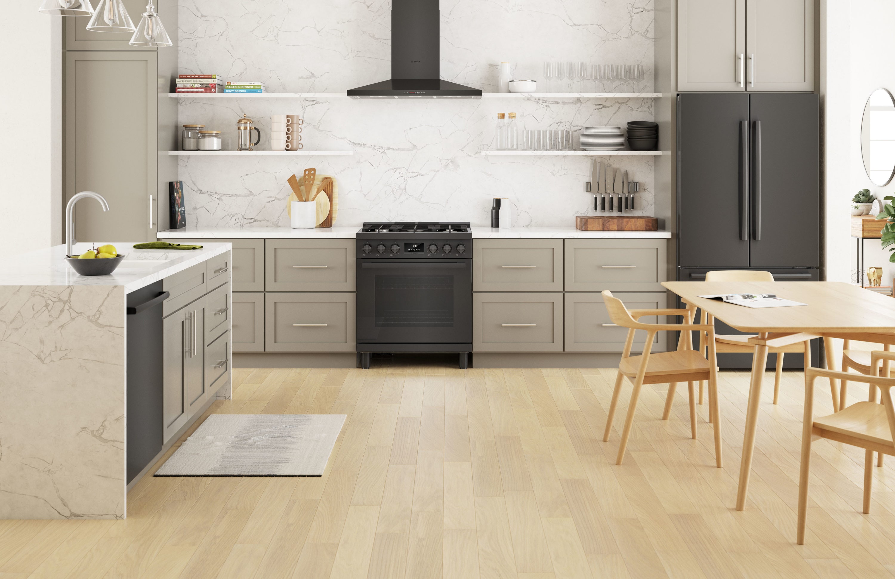Bosch HDS8045U Dual-Fuel-Ranges - View #12