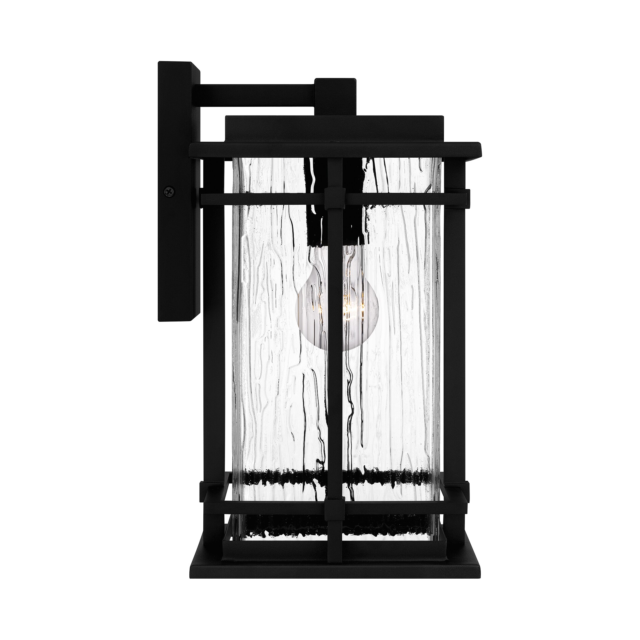 Earth Black Aluminum Dimmable Direct Wired Electric Sconce