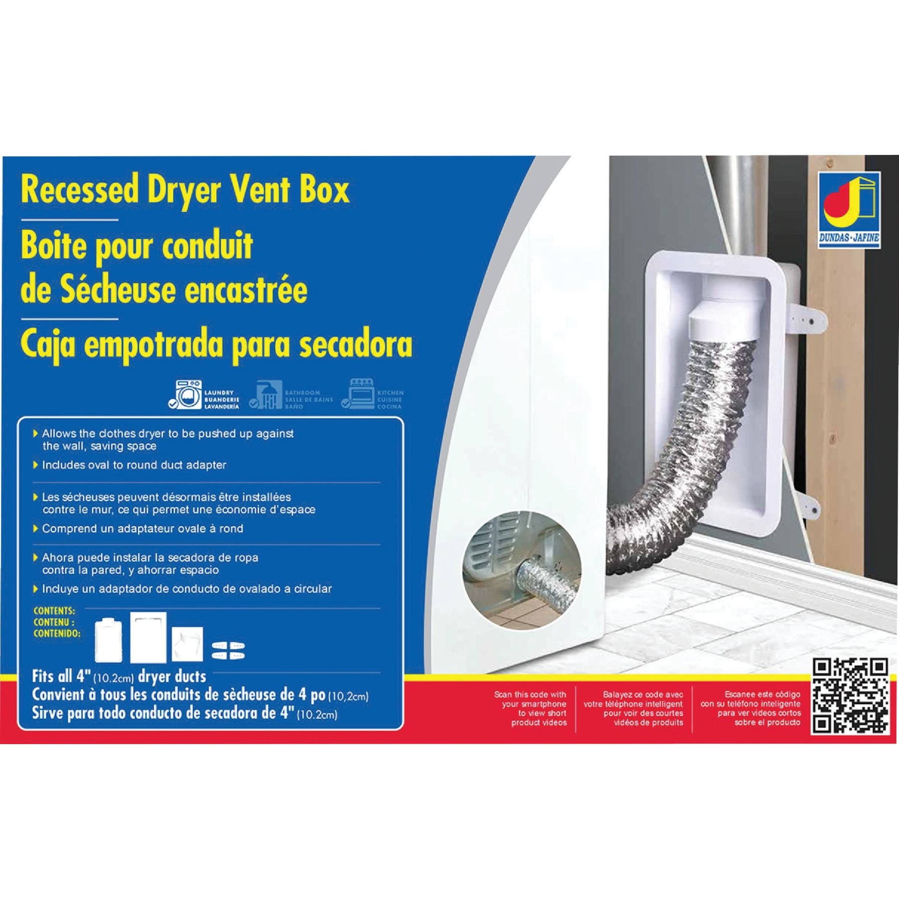 Dundas Jafine DUNDAS JAFINE DRB4XZ Dryer-Vent-Boxes - View #3