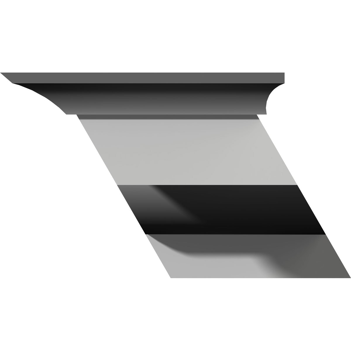 Ekena Millwork BKT07X04X06NE-R Exterior-Brackets-Braces - View #3