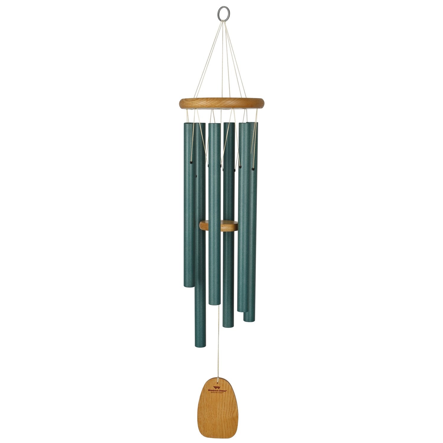 Woodstock Chimes SSCSG 37-Inches Sea Foam Green Metal Wind Chime