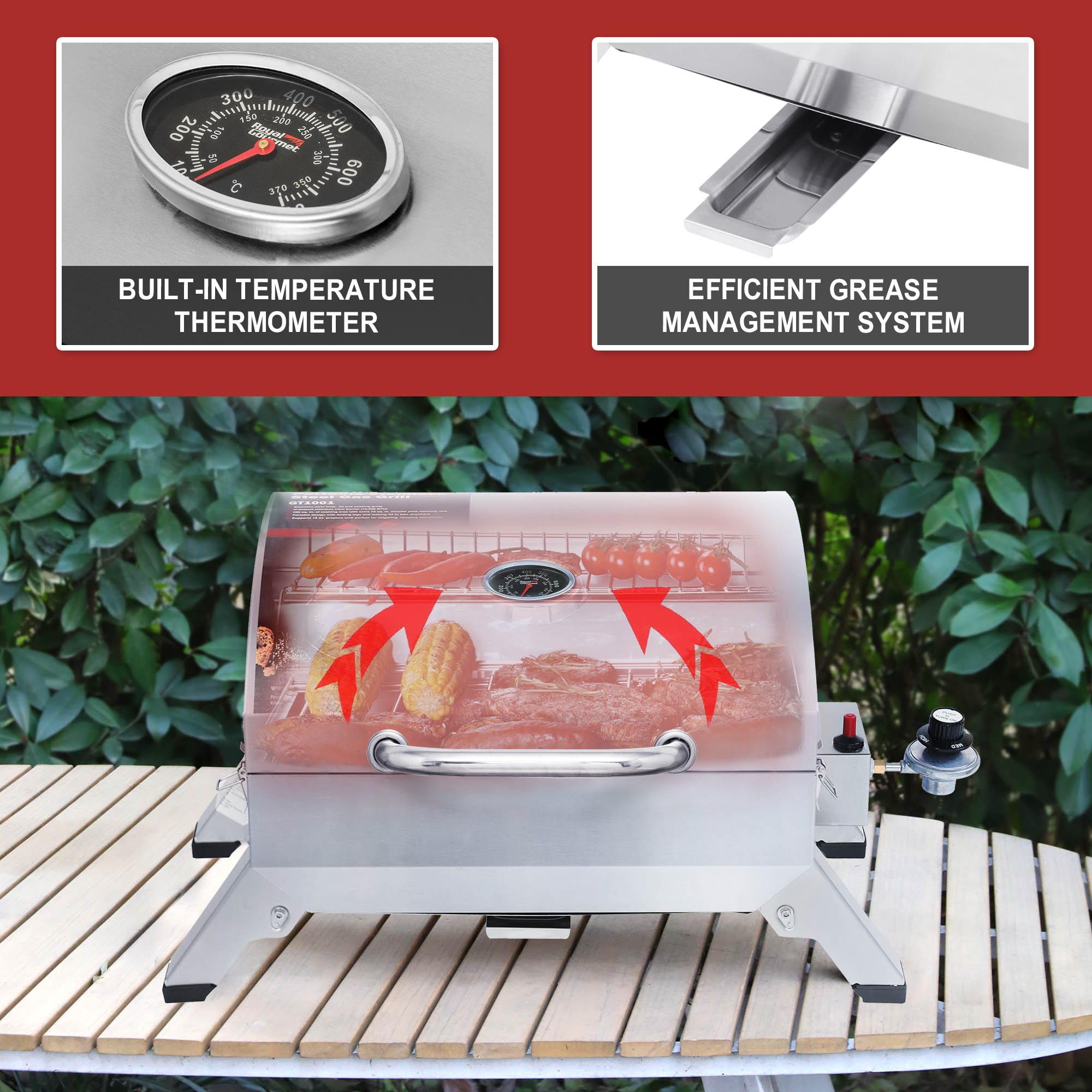 Royal Gourmet GT1001 Tabletop-Grills - View #6