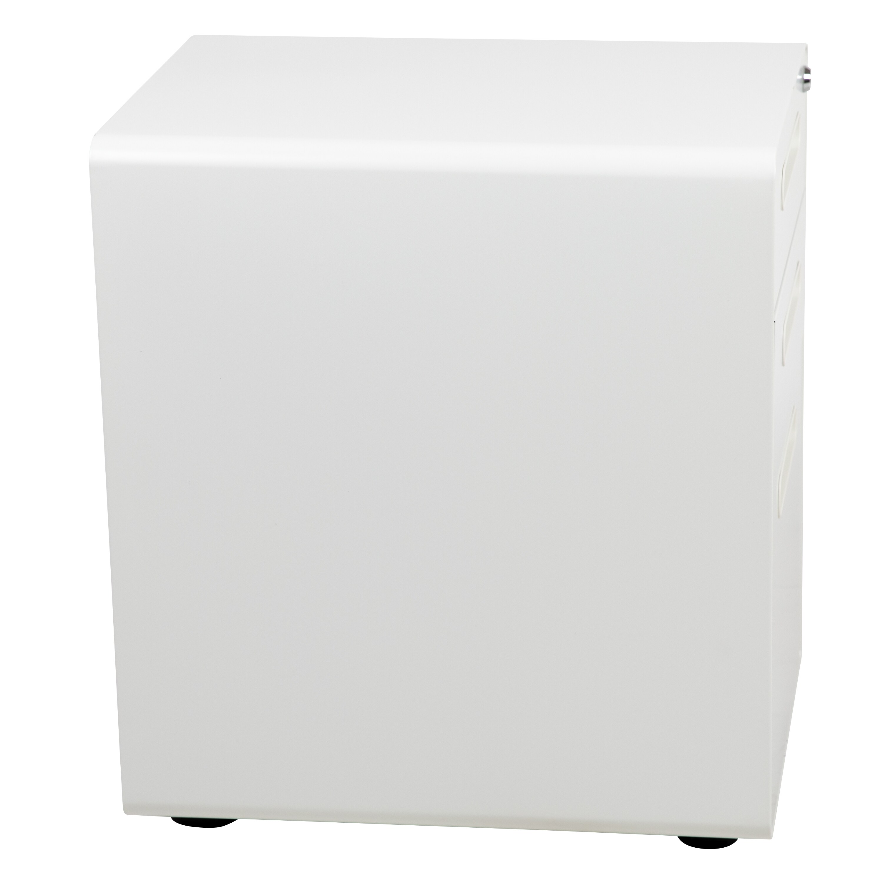 Flash Furniture Modern White 3-Drawer Filing Cabinet - Ergonomic Mobile ...
