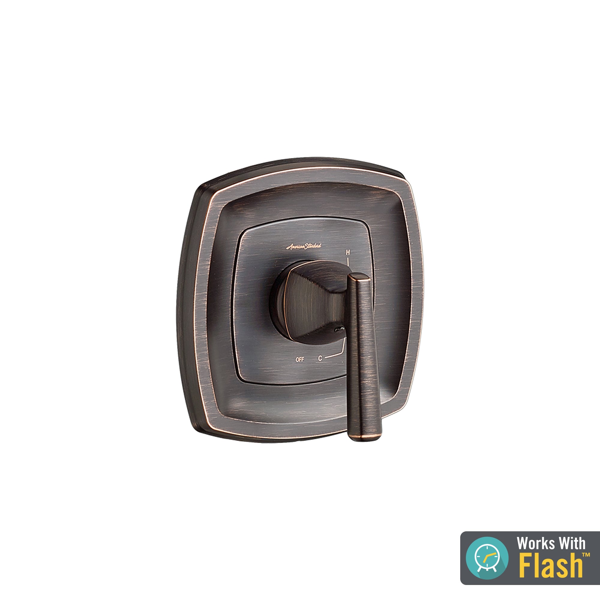 Legacy Bronze Wall-Mounted Lever Shower Trim Kit