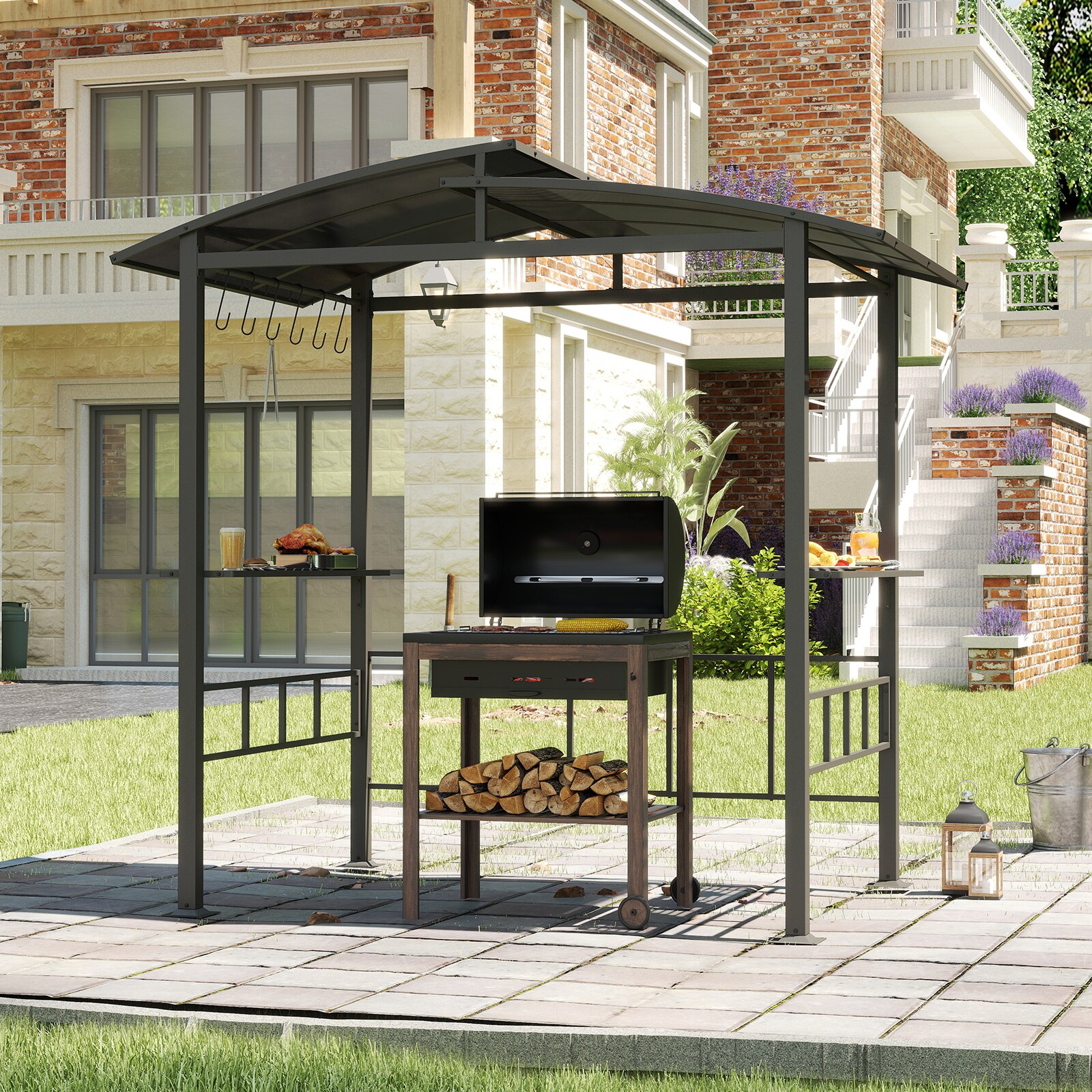 Slickblue D-CO-+KD23521PN Wood-Resin-Gazebos - View #7