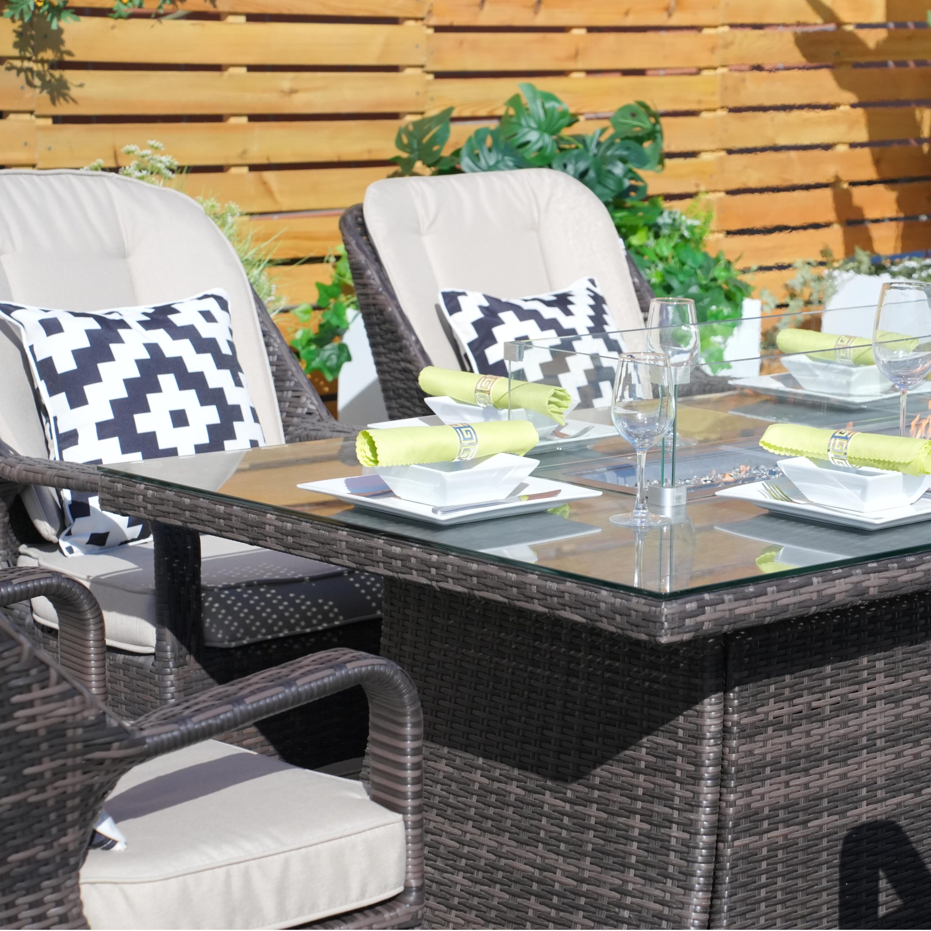 Direct Wicker DWG-2403B-BR Patio-Conversation-Sets - View #4