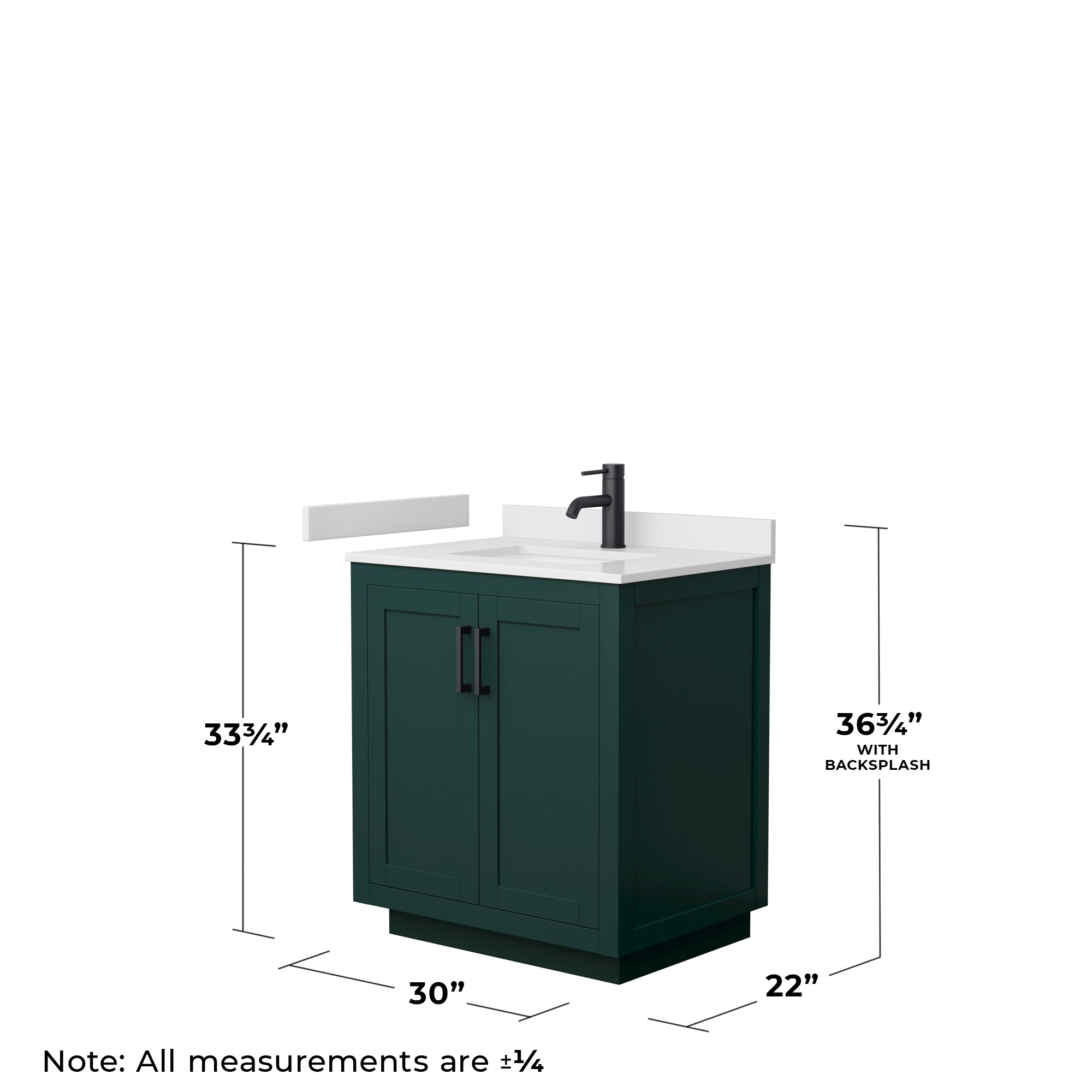 Wyndham Collection WCF292930SGKWCUNSMXX Bath-Vanity-Combo - View #5