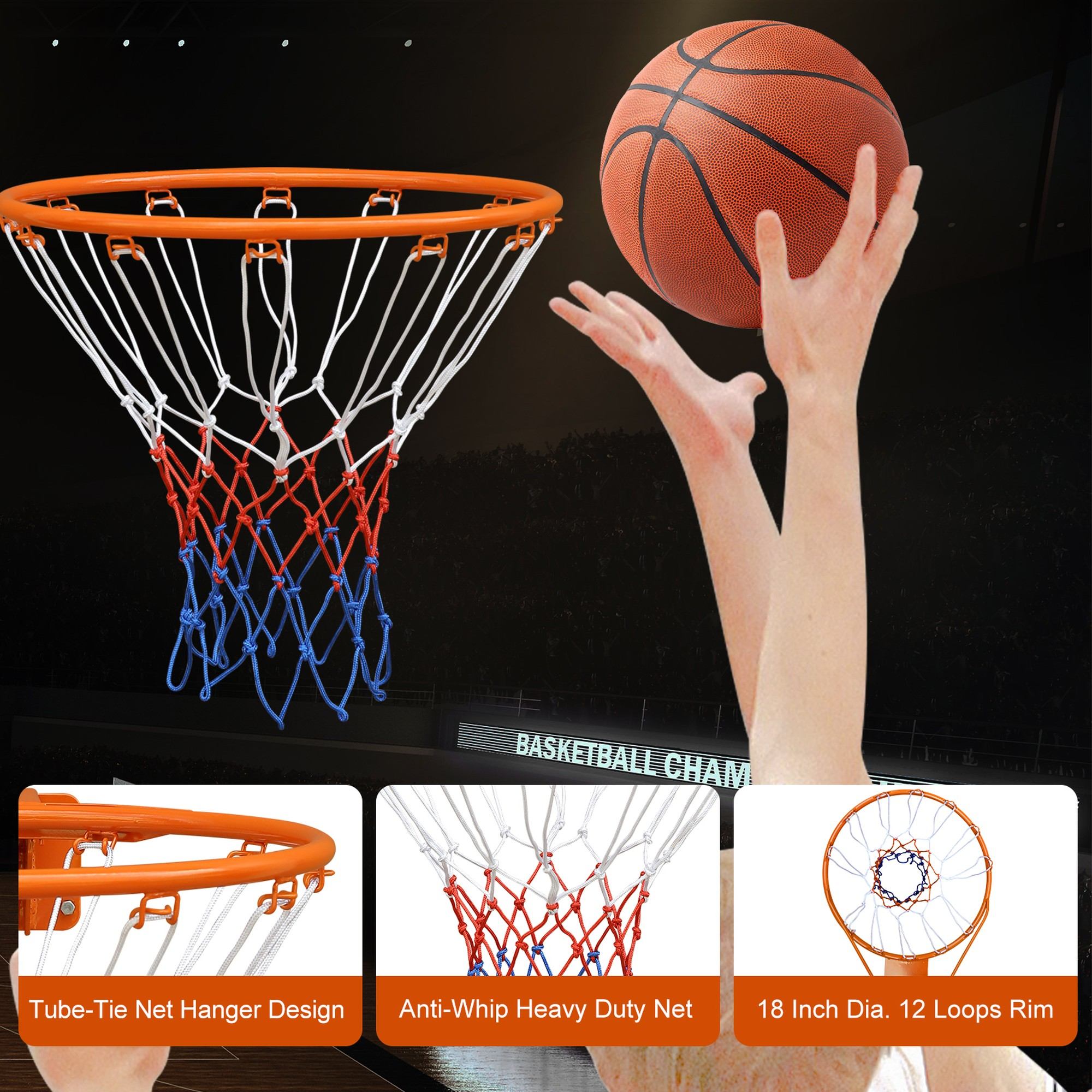 Wudkey L4-CK9H4D Basketball-System - View #2