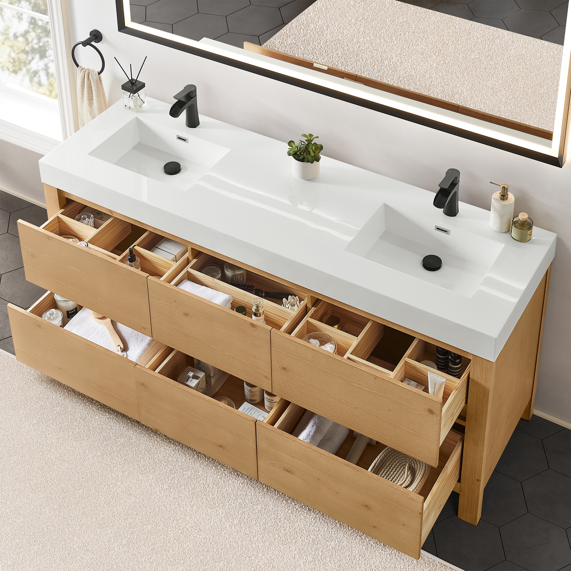 Altair 574072-WF-WH Bath-Vanity-Combo - View #5