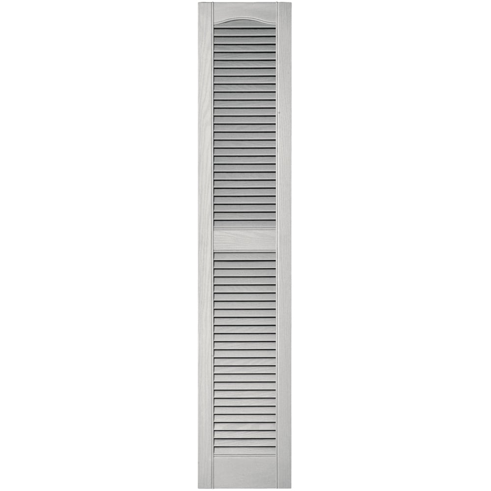 Vantage V1711260030 12.25-in W x 60.563-in H Paintable Paintable Louvered Exterior Shutters ( 1.0 -Pack )