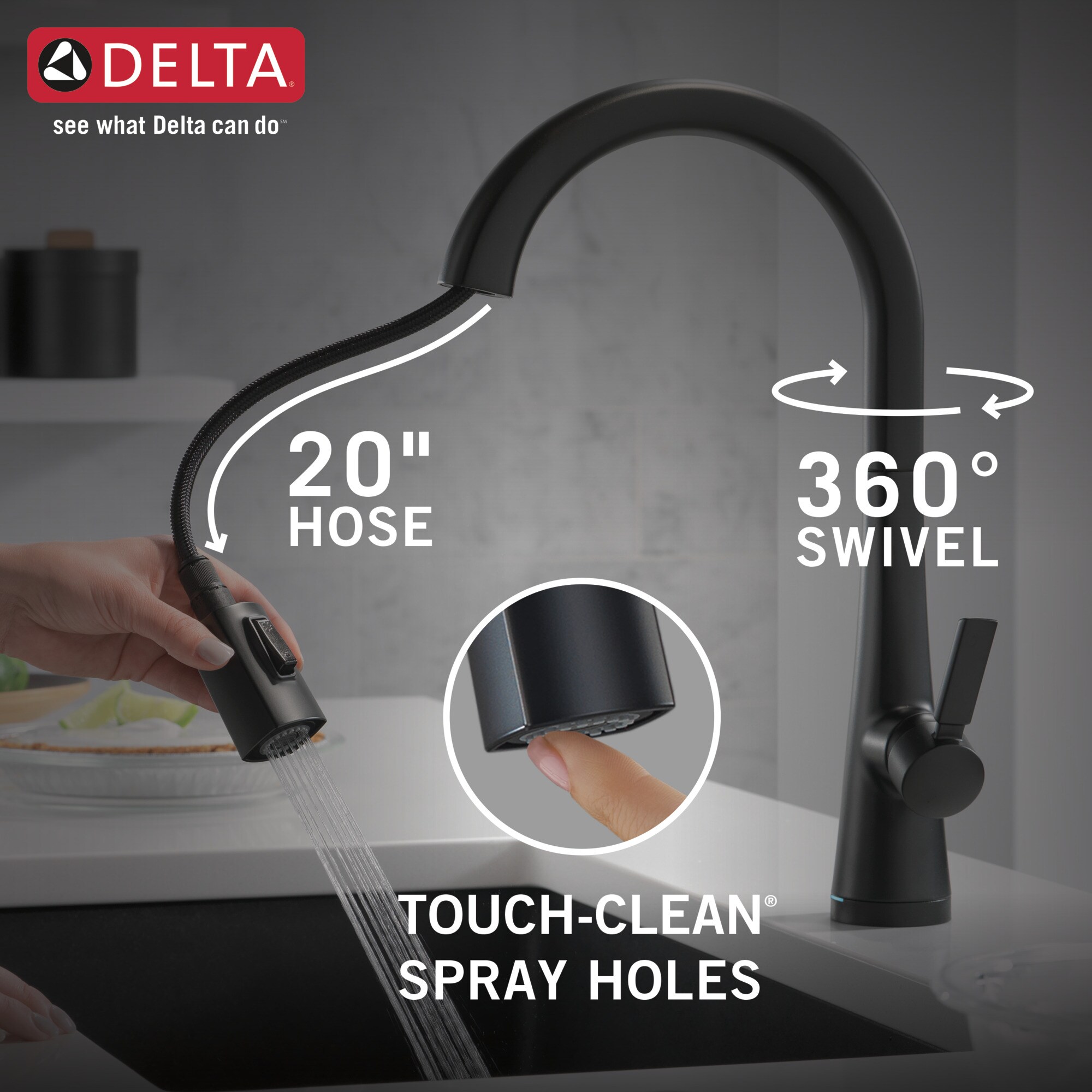 Delta 9191T-BL-DST Kitchen-Faucets - View #15