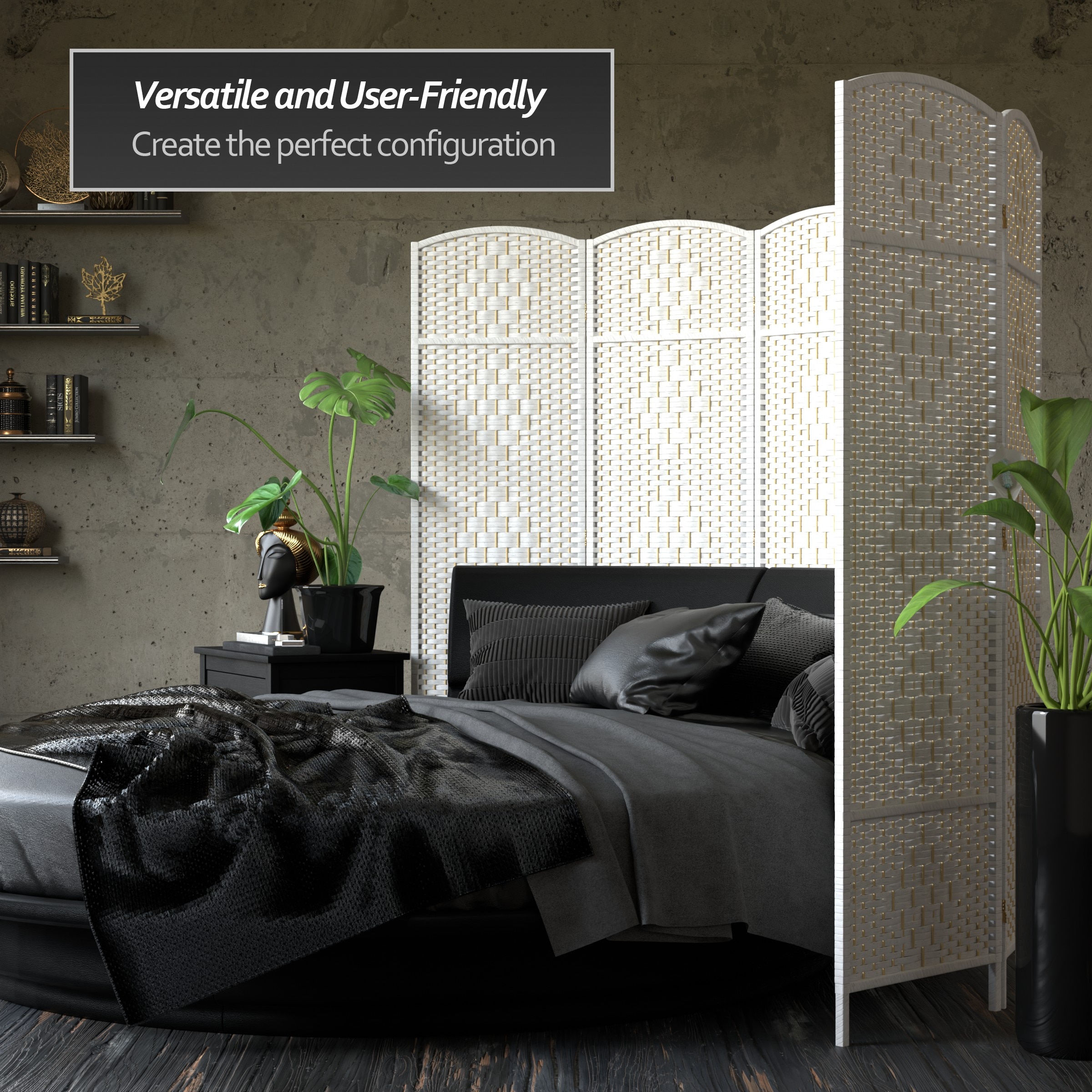 Red Lantern FB-OPDMND-3P-WHT Indoor-Privacy-Screens - View #3