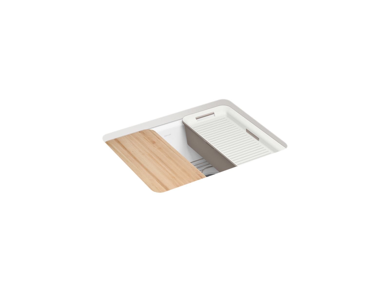 Riverby 25-Inch Undermount Single-Bowl Workstation Kitchen Sink