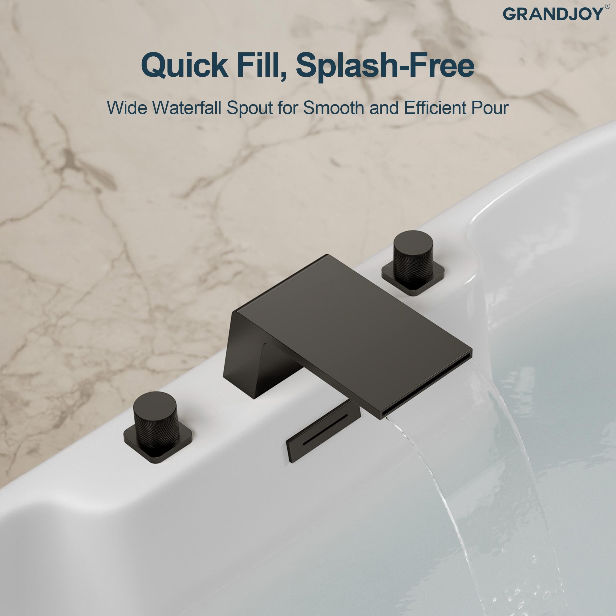 GRANDJOY SGF11GJ-25BL Roman-Tub-Faucets - View #7