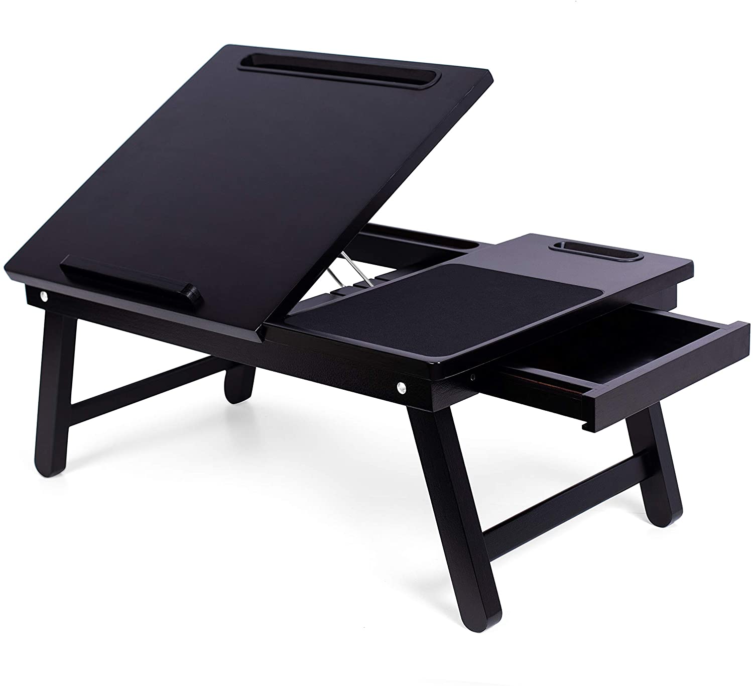 BirdRock Home 21.65-in Black Classic Bamboo Lap Desk in the Desks  department at