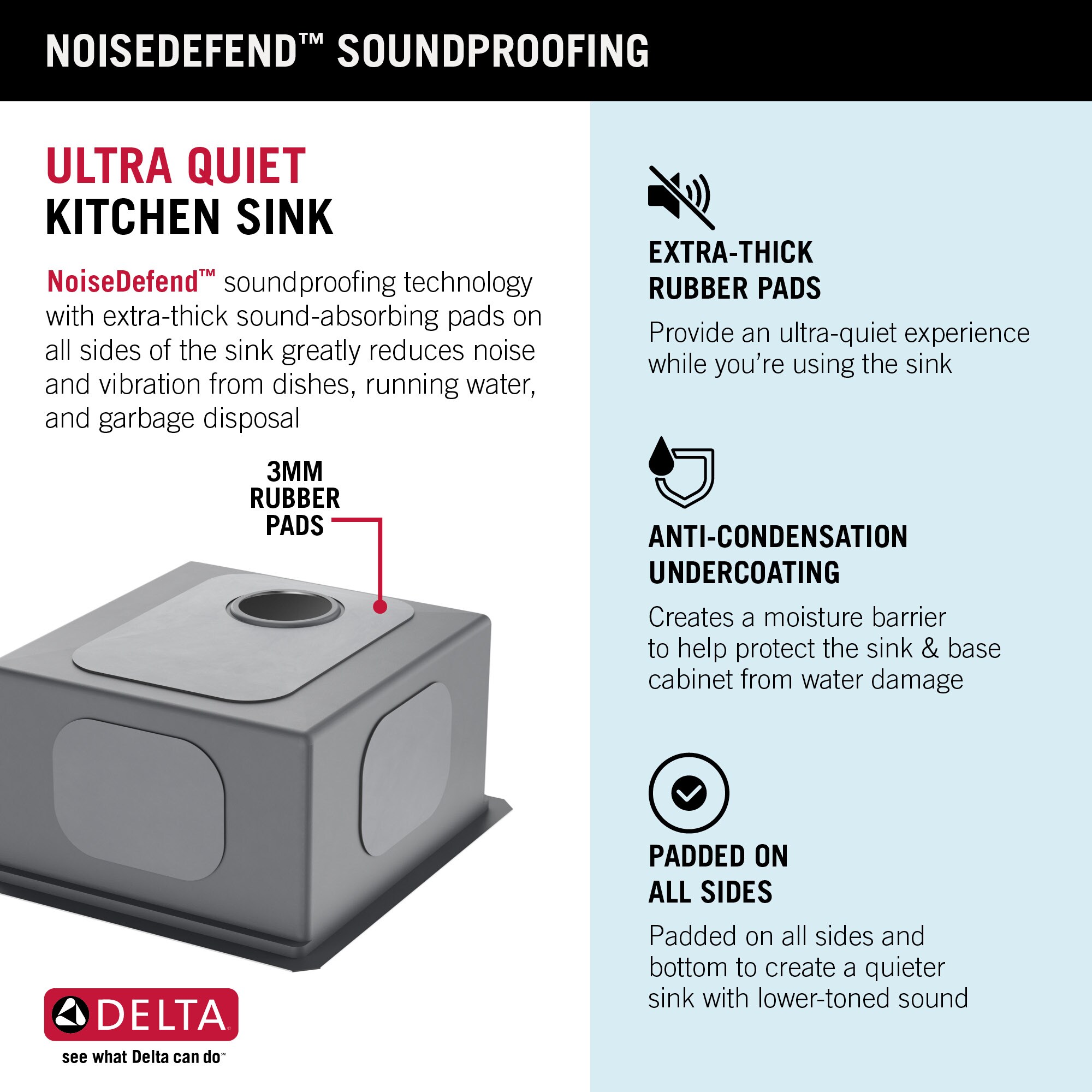 Delta 17-in L x 19-in W Stainless Steel Undermount Commercial