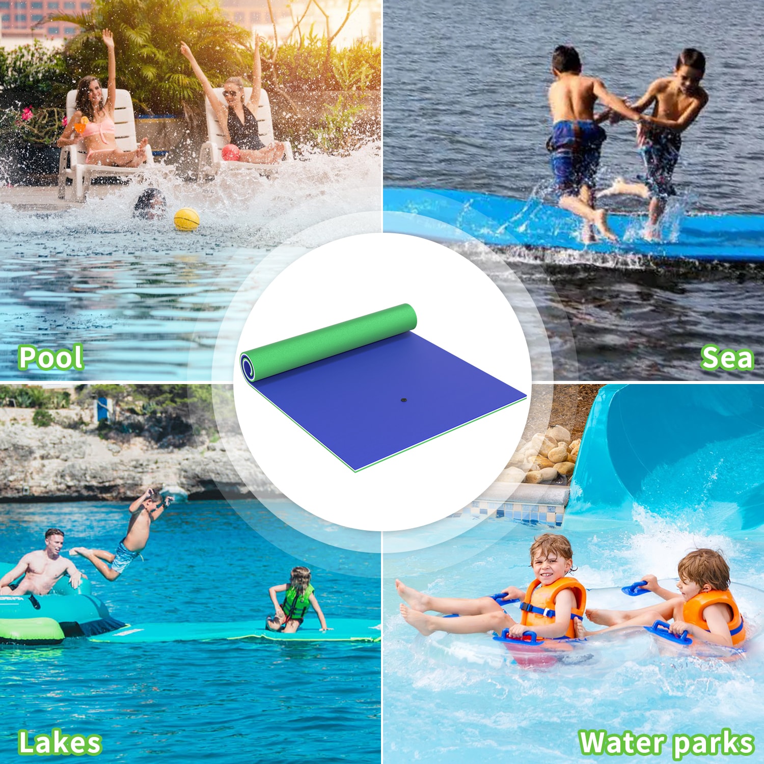 RaDEWAY S0030108-BLGR-9FT Pool-Toys-Floats - View #4