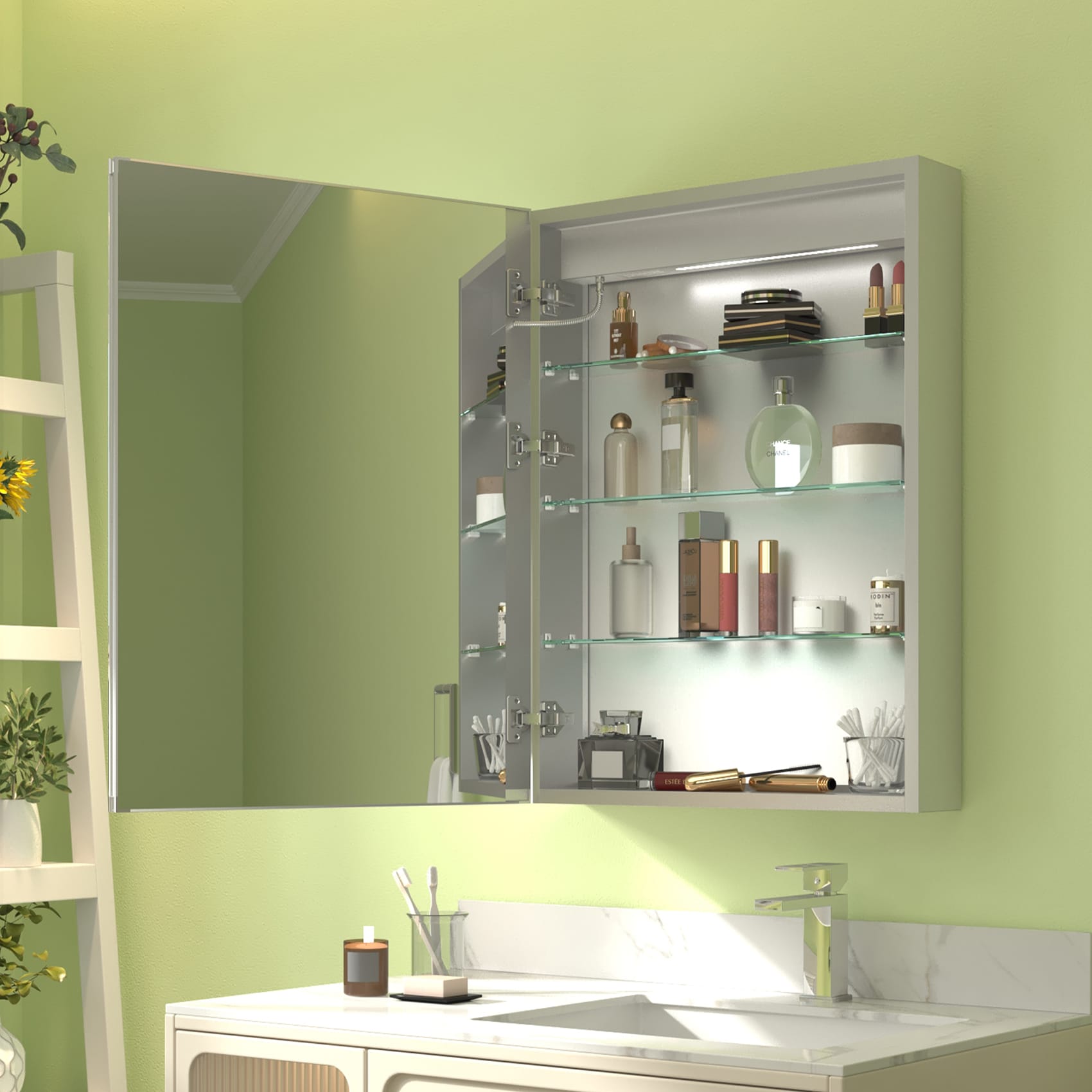 ExBrite LWSDHMC2432V5LX Bathroom-Medicine-Cabinets - View #4