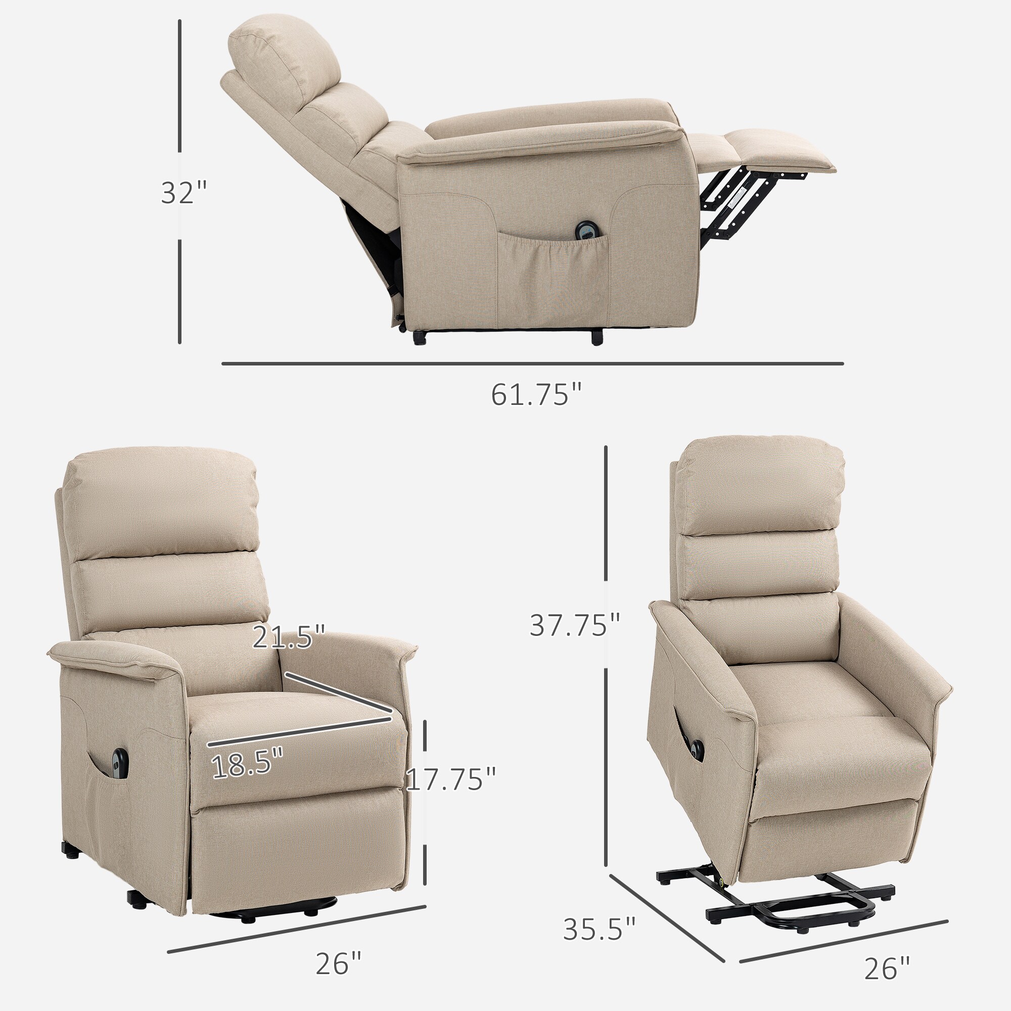 Clihome CL-CO95954 recliners - View #4