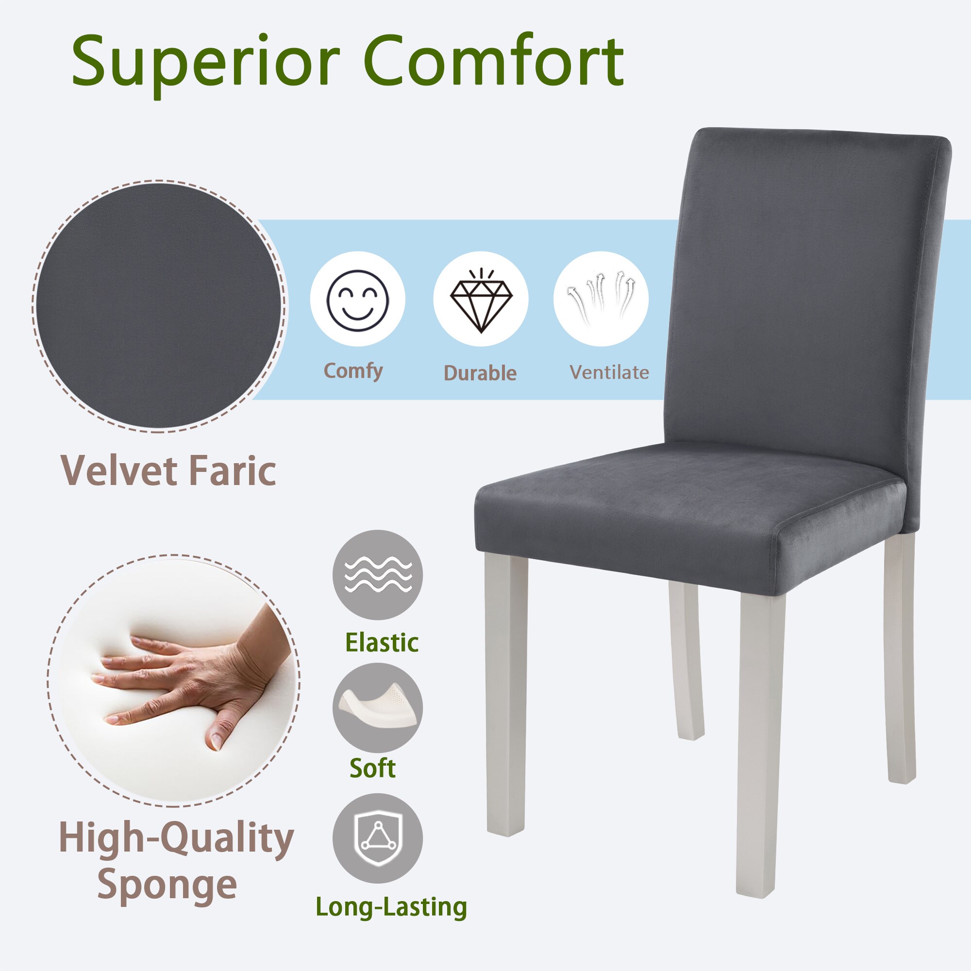 SINOFURN SYA010275BL Dining-Chairs - View #7
