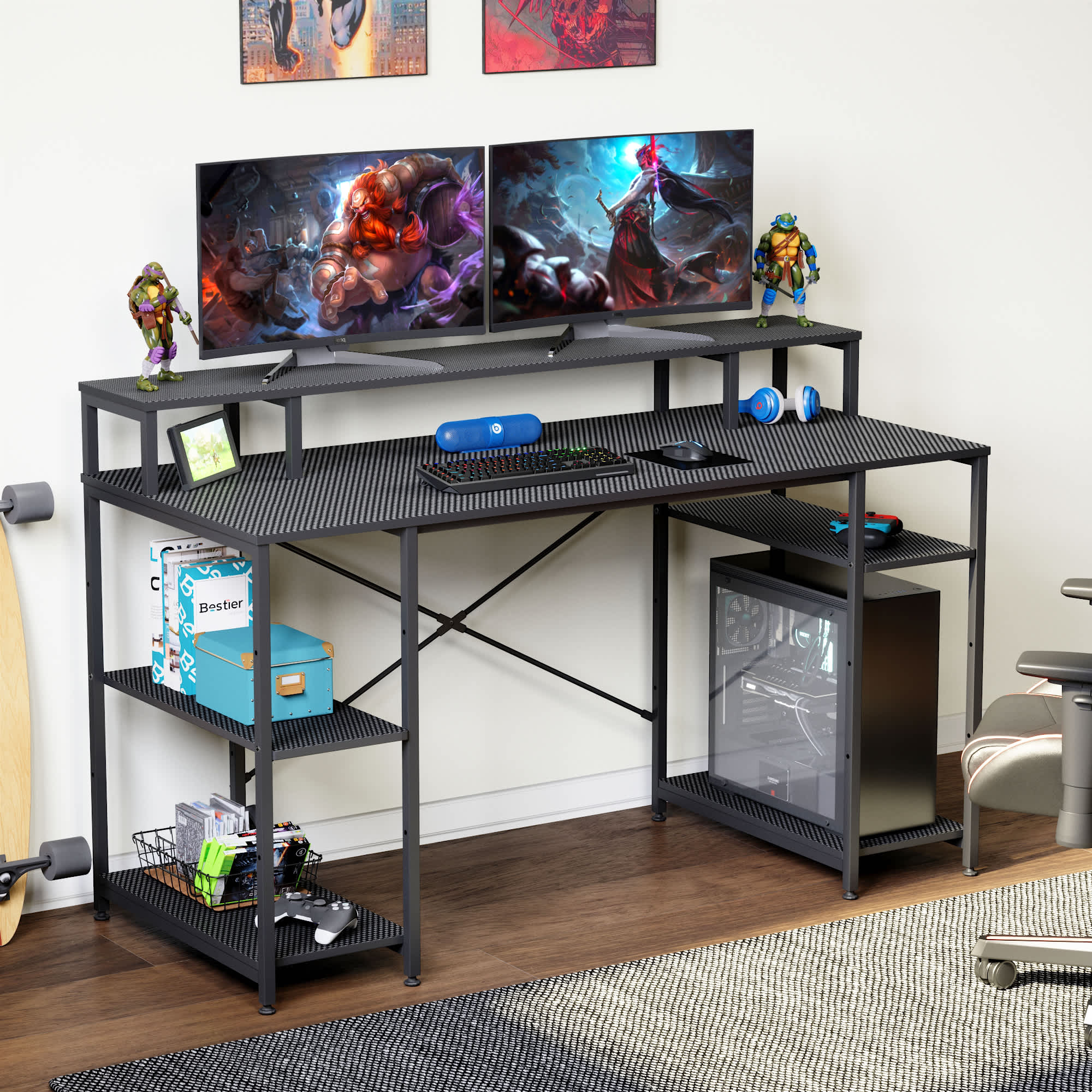 Bestier LOW-D074G-GAM desks - View #5