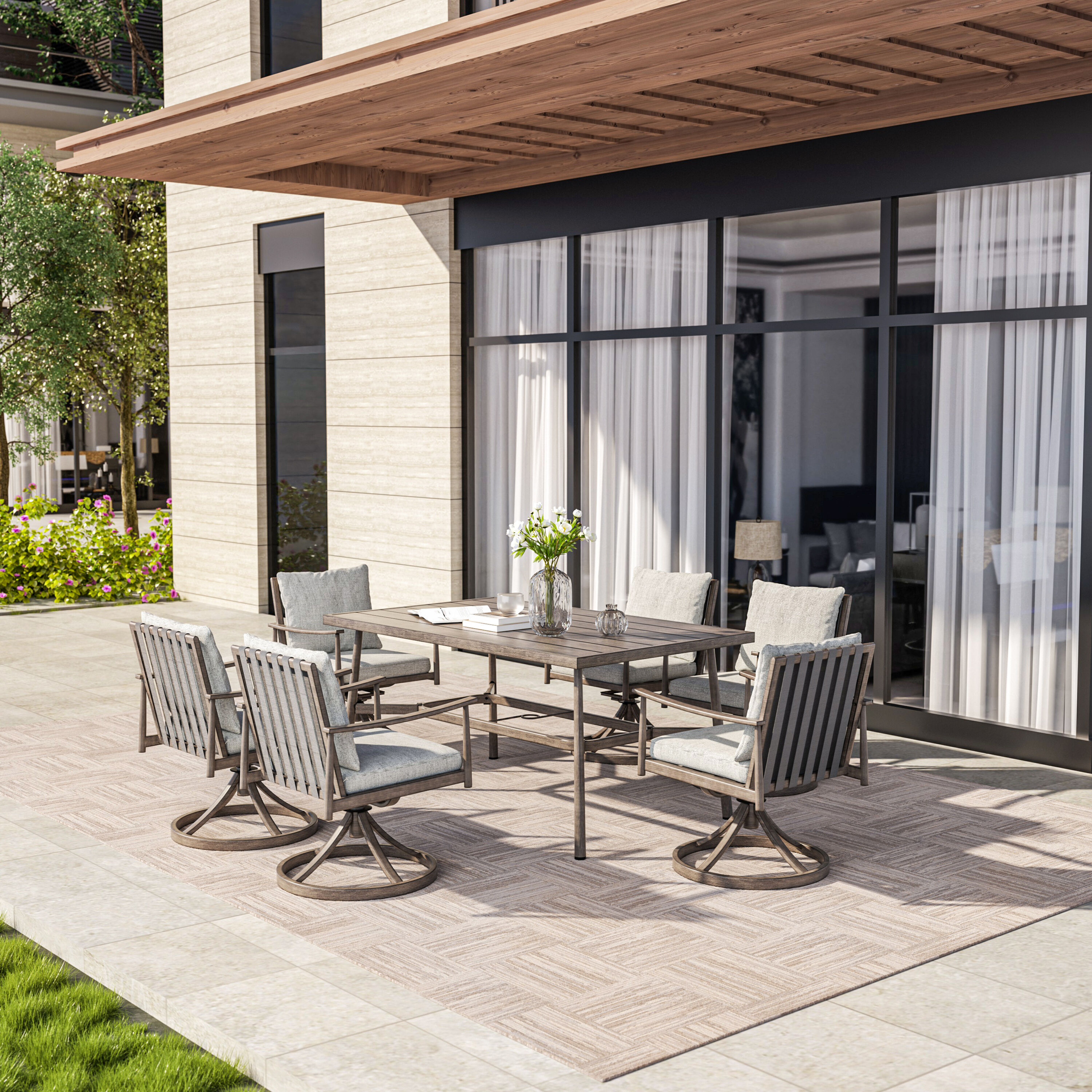  EL-CZ7-GG-B2-WL3 Patio-Dining-Sets - View #7