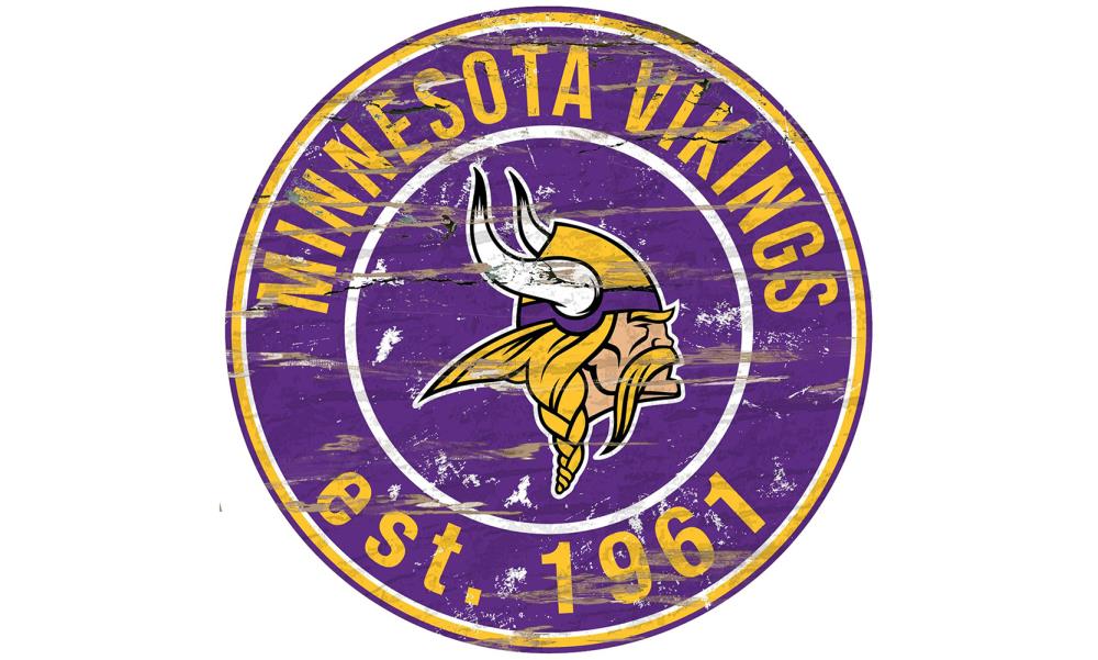 Fan Creations Minnesota Vikings 24-in H x 24-in W Sports Print at