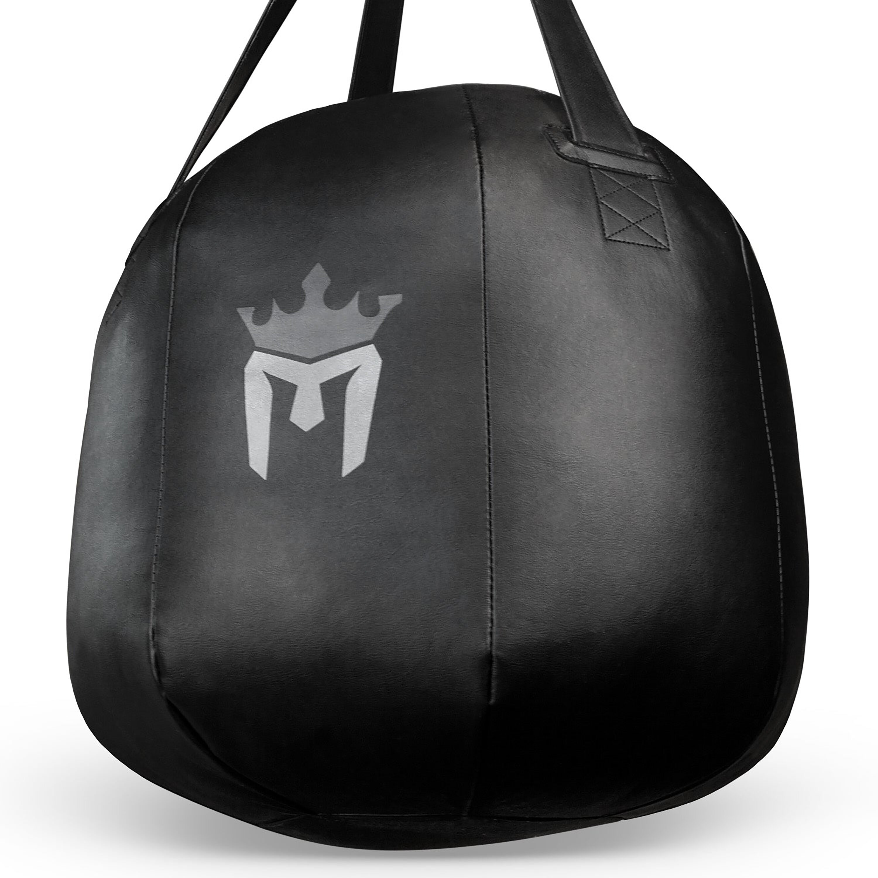 Meister 100lb Filled Heavy Bag for Boxing, MMA & Muay Thai - 60 Professional Kicking & Punching Bag - Black