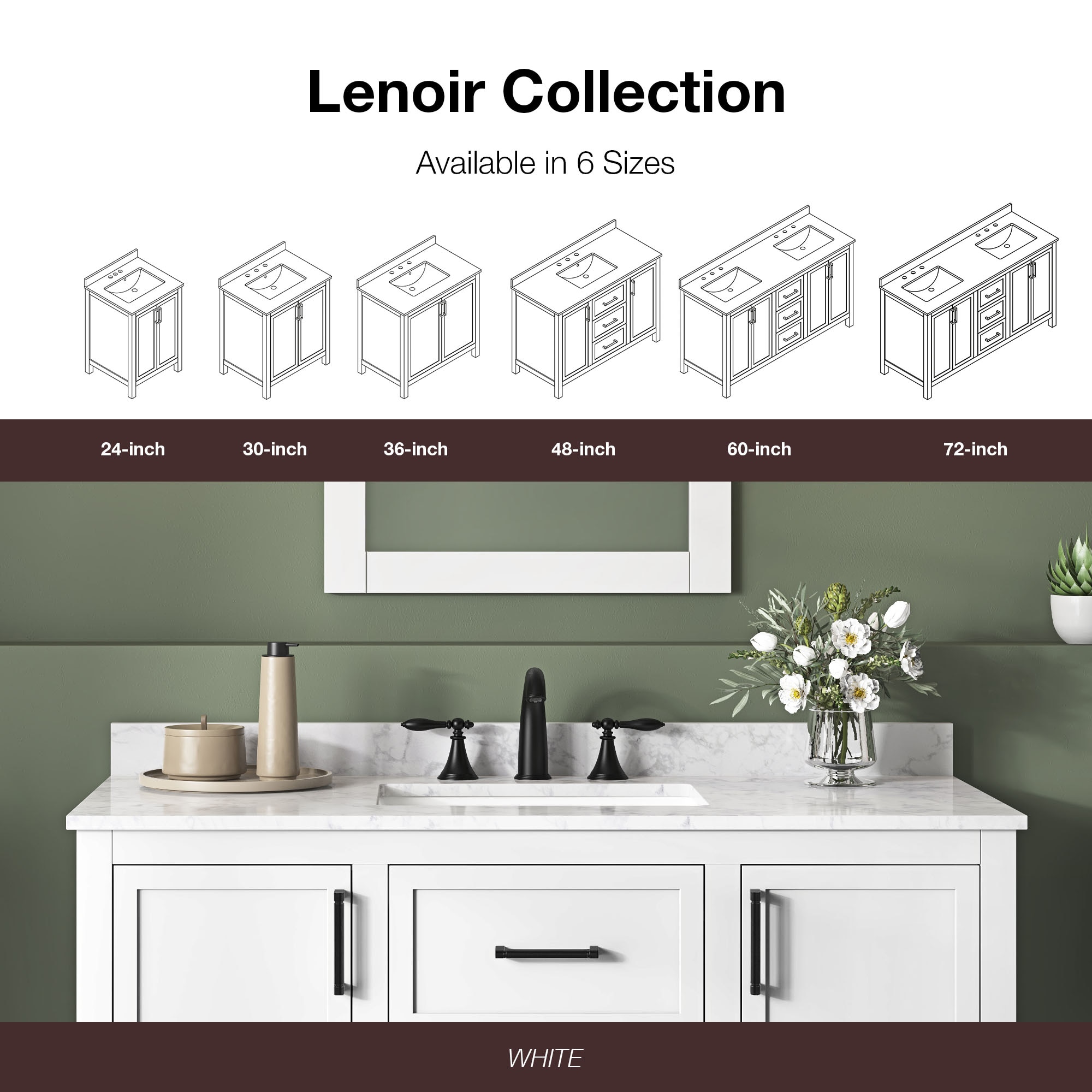 allen + roth LENOIR 48W Bath-Vanity-Combo - View #13