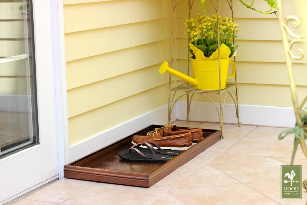 Mohawk Home 2-ft x 3-ft Black Rectangular Indoor or Outdoor Boot Tray at