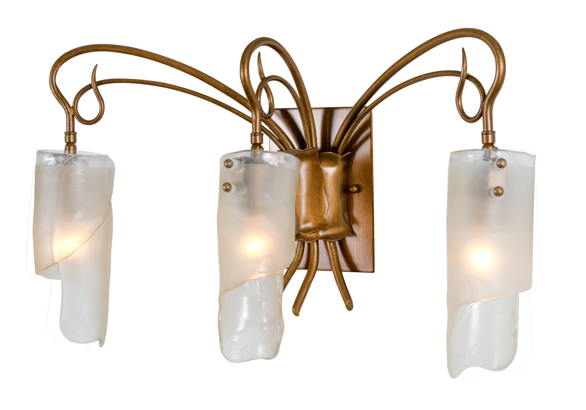 Varaluz 126B03HO Soho 23-in 3 -Light Brown Transitional Vanity light