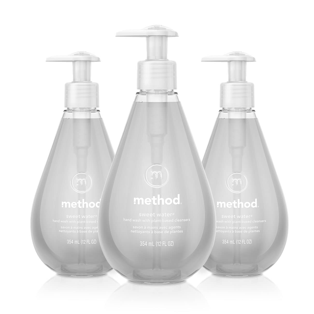 method  Gel Hand Soap Sweet Water 12 fl oz (Pack of 3)