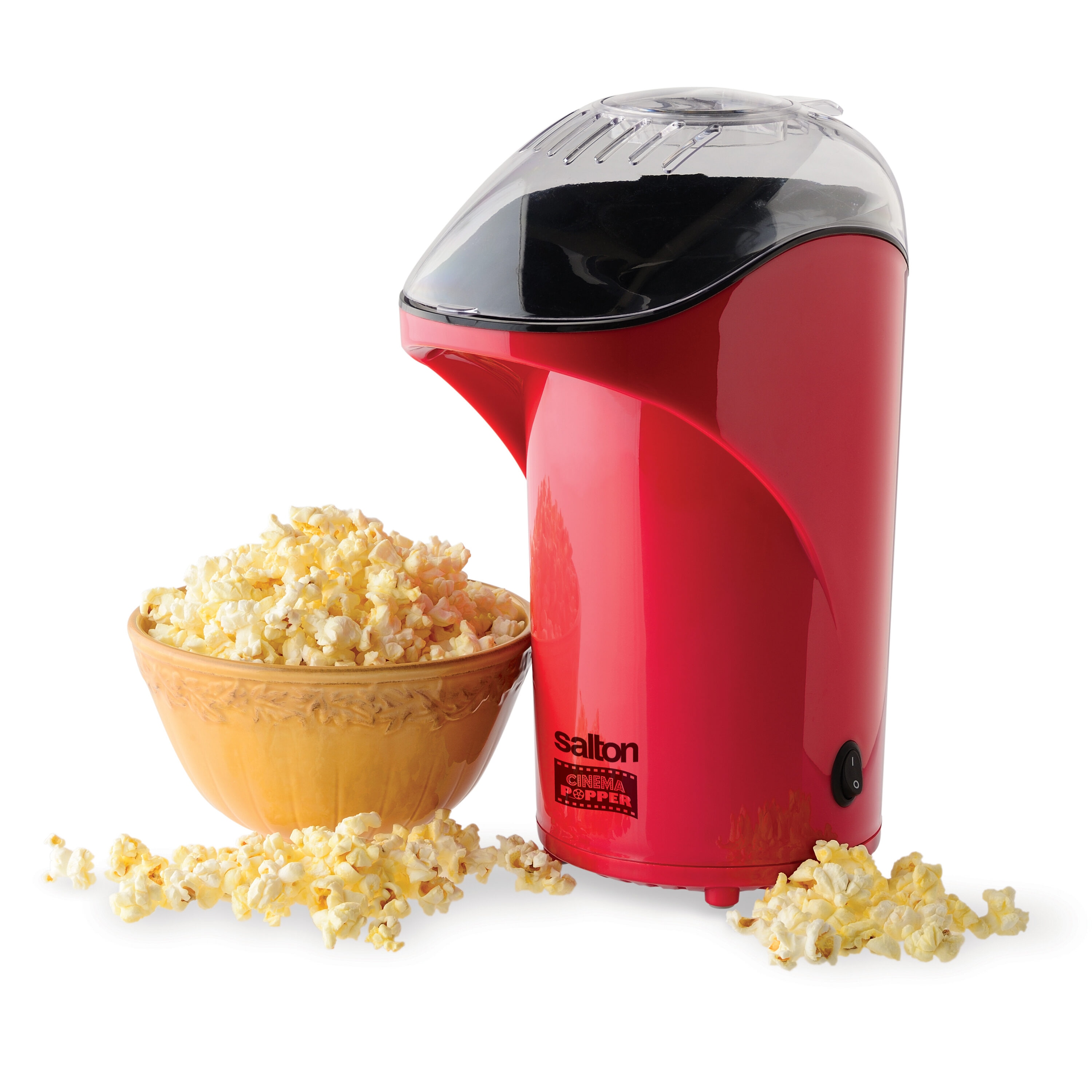 Air Popper Popcorn Maker - 1200W Electric Popcorn Popper - Quick Oil-Free Hot Air Popping - Mini Popcorn Machine by Great Northern Popcorn (White)