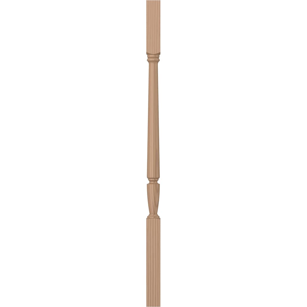 L.J. Smith Stair Systems LJP-2005-P 38 38-in x 1.75-in Unfinished Poplar Square Top Stair Baluster