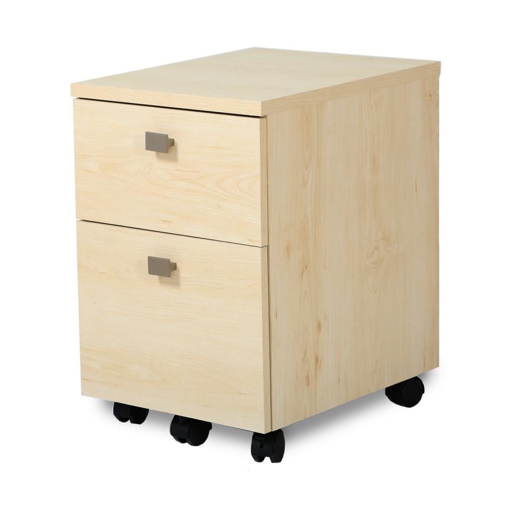 South Shore Furniture 7324691 Interface Natural maple 2 -Drawer 18.2-Inches File Cabinet