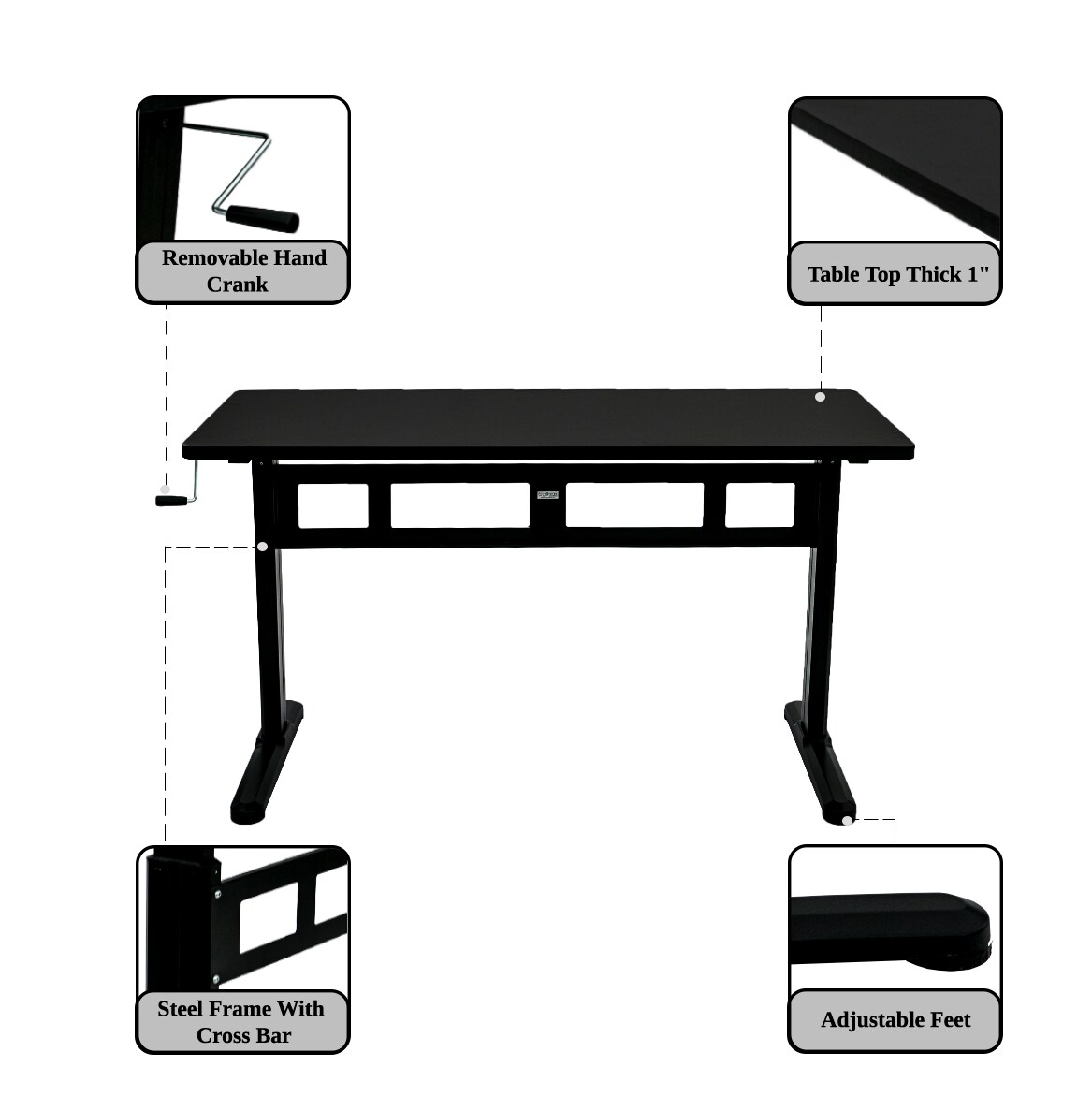 ErgoMax ABC102BKTT desks - View #4