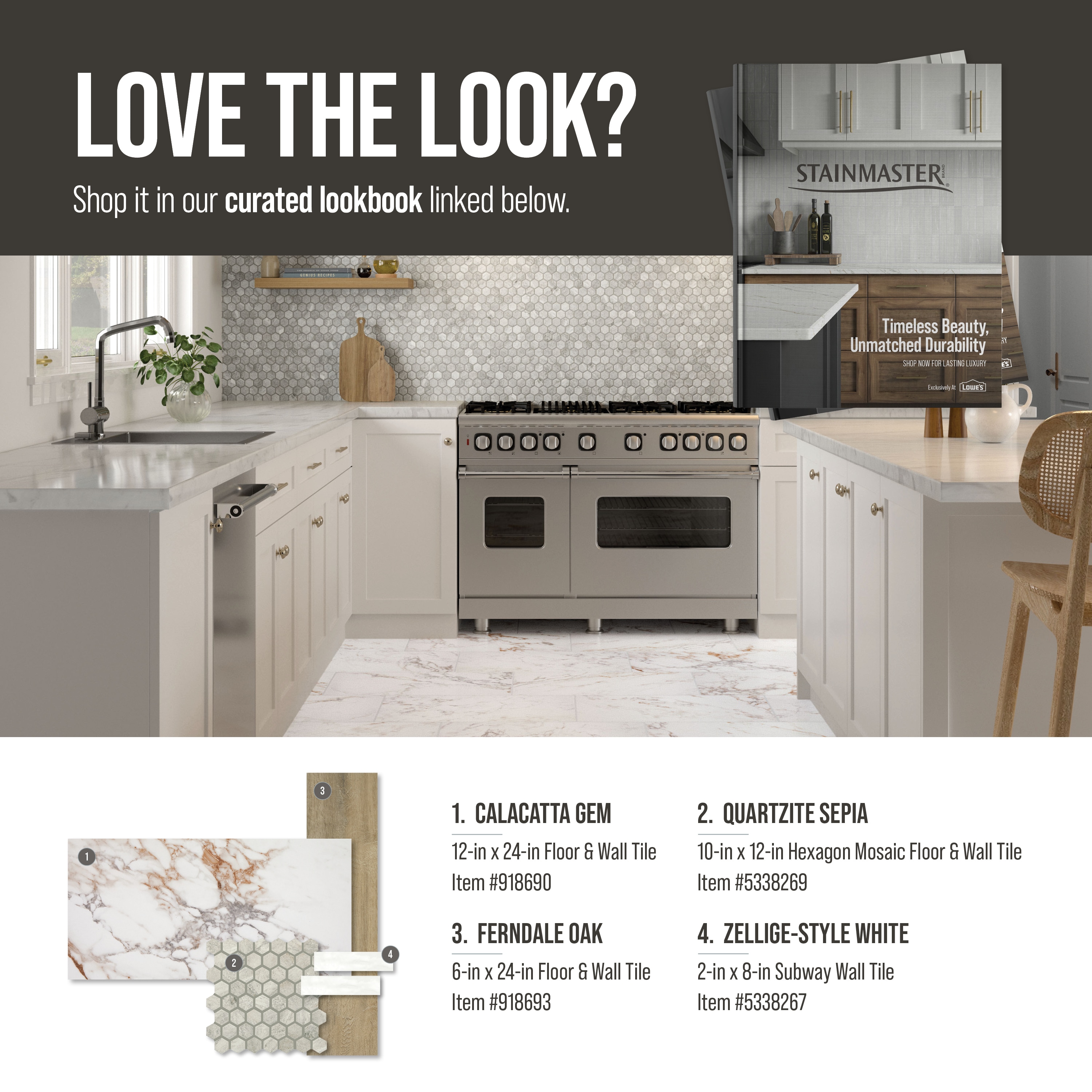 STAINMASTER SM5015HEXXTMTLW Ceramic-Tile - View #6