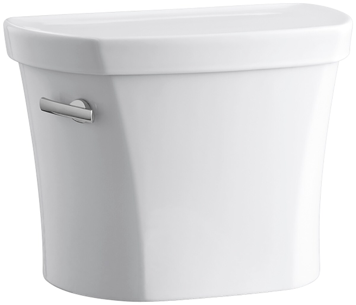 KOHLER Wellworth White 1.28-GPF Single-Flush High Efficiency Toilet ...