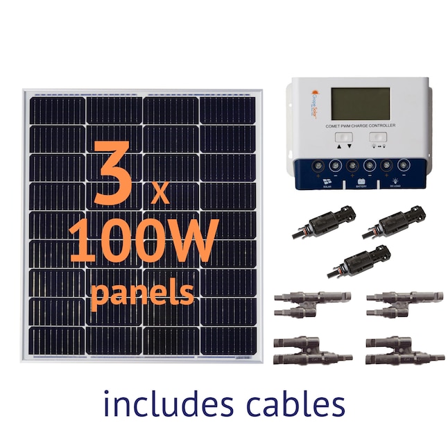 Grape Solar Solar Electric Power Kits #GS-300-KIT