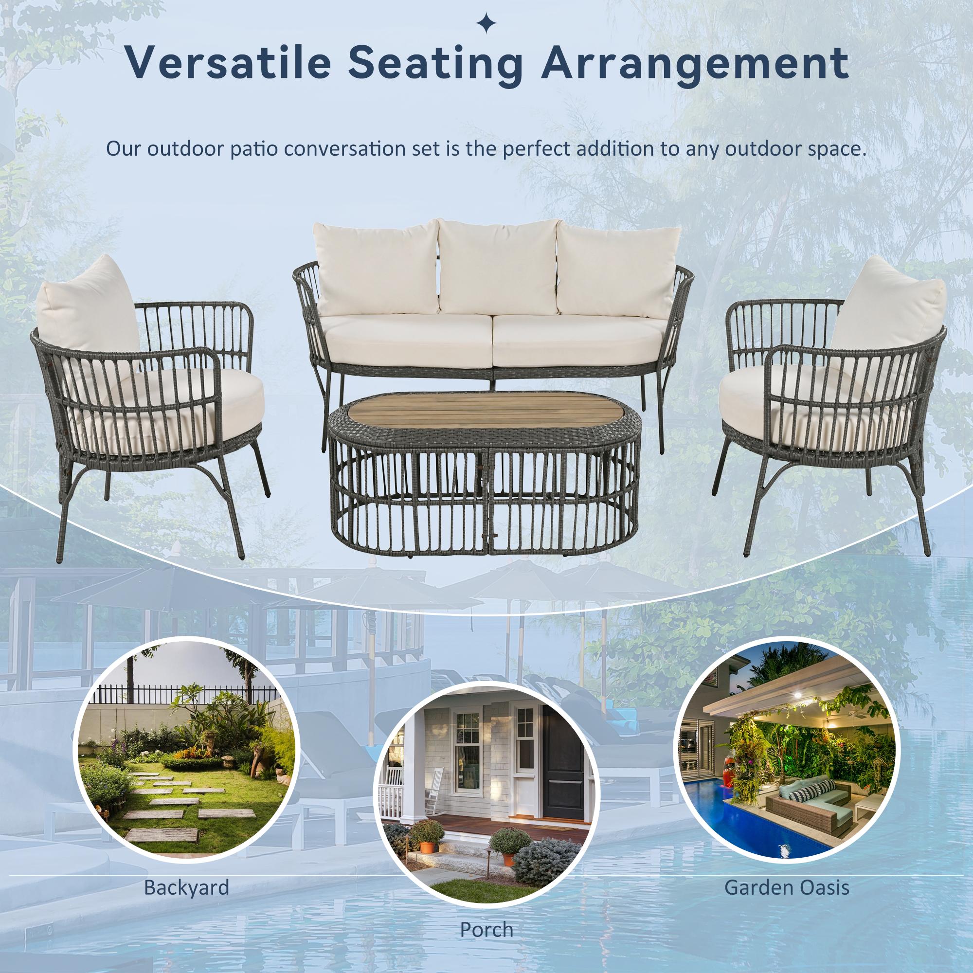 Bayfeve BFTM-8E-PCS Patio-Conversation-Sets - View #8