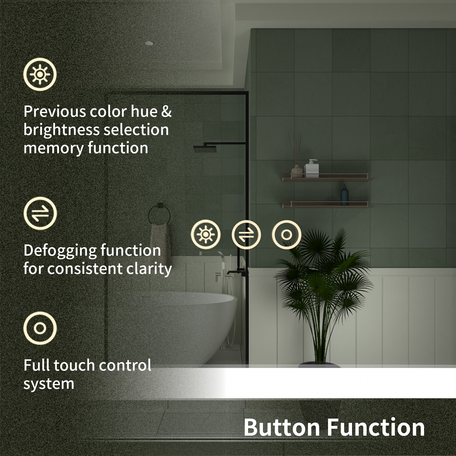 TaiMei MD04-3036SF1 Framed-Bath-Mirrors - View #7