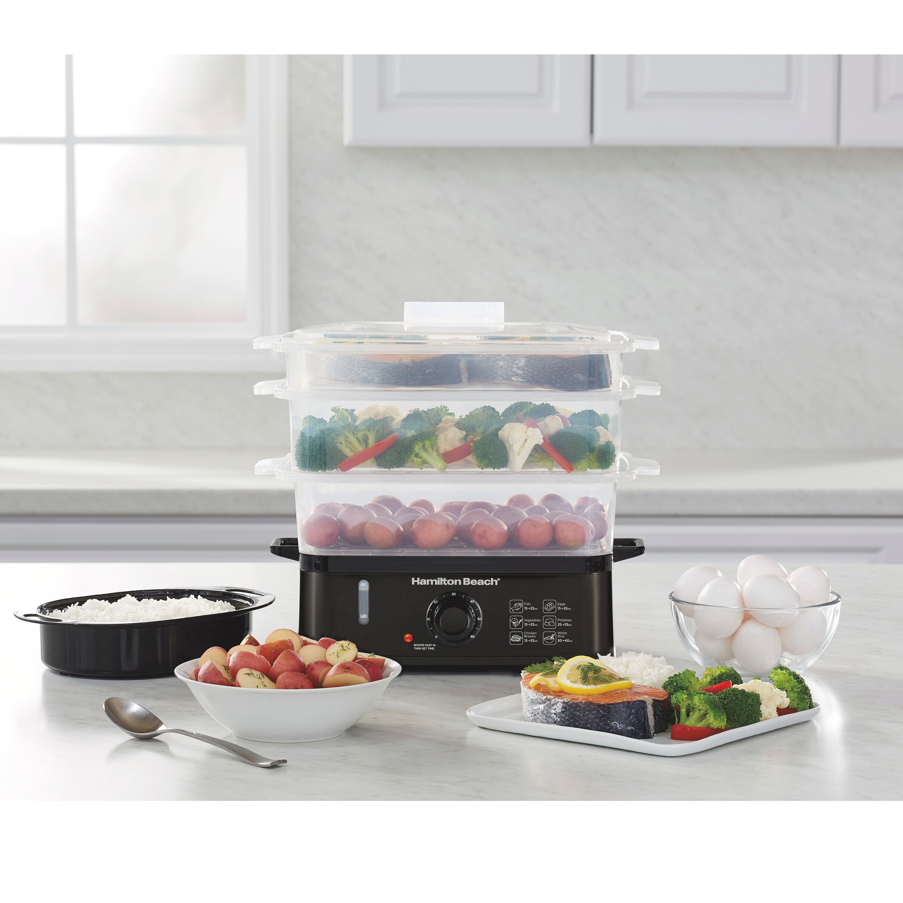 Hamilton Beach 37430 Food-Steamers - View #8
