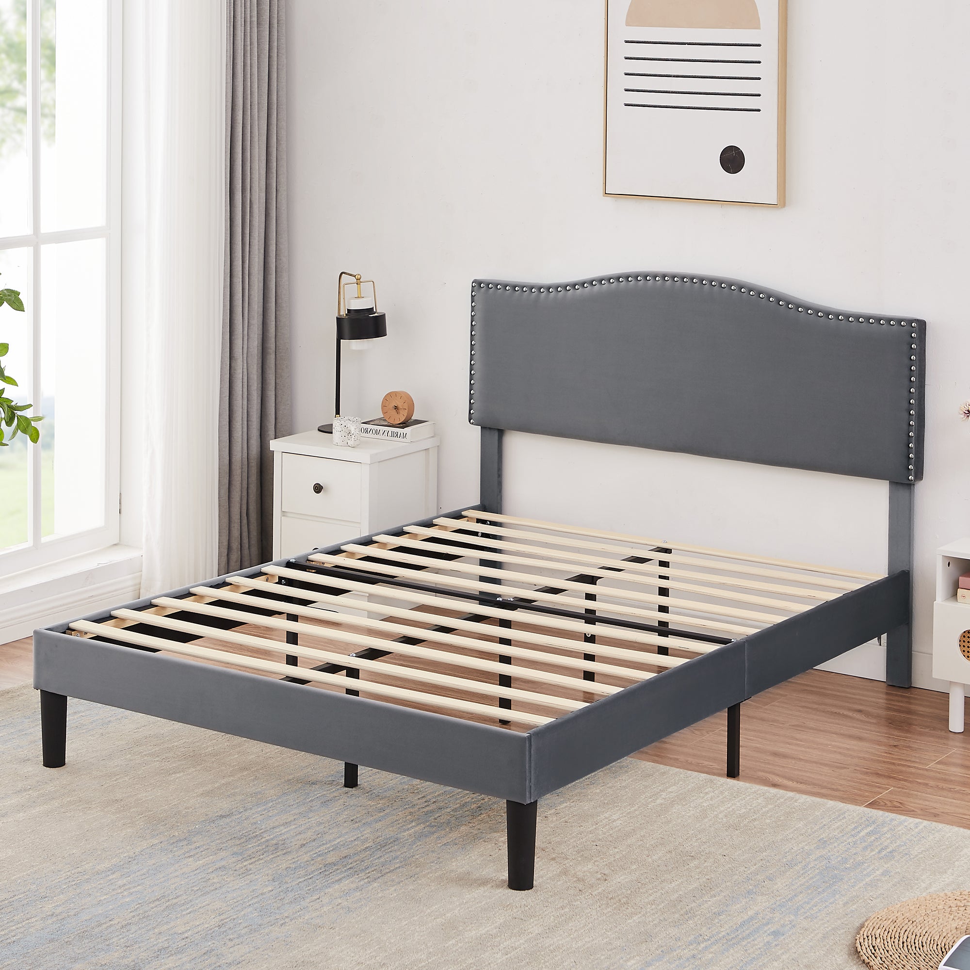 Vecelo LOE-CY-QB03-DGRY beds - View #2