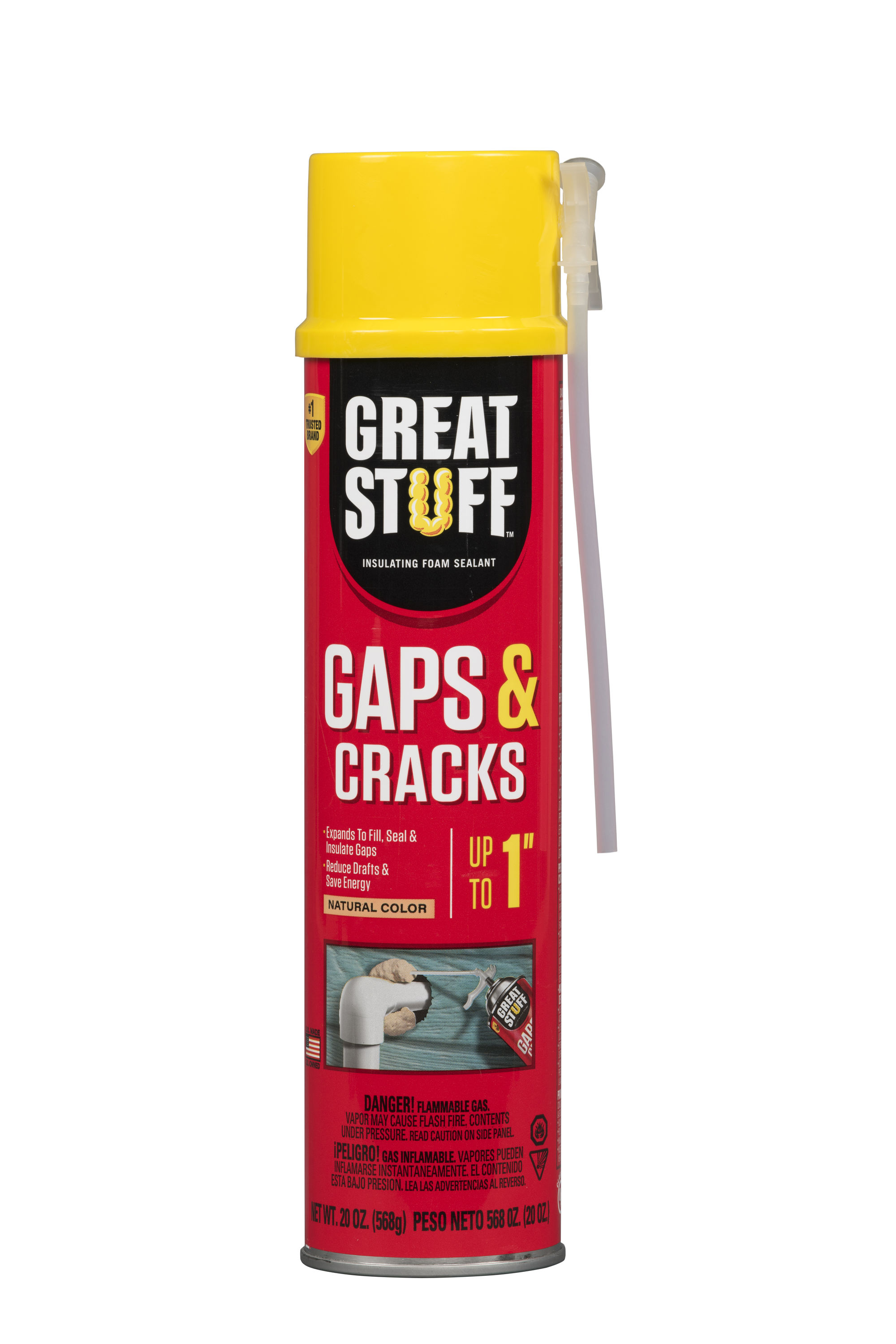 4 Cans Dow Great Stuff Gaps & Cracks Expanding Foam Sealant Insulation 12oz  74985001543